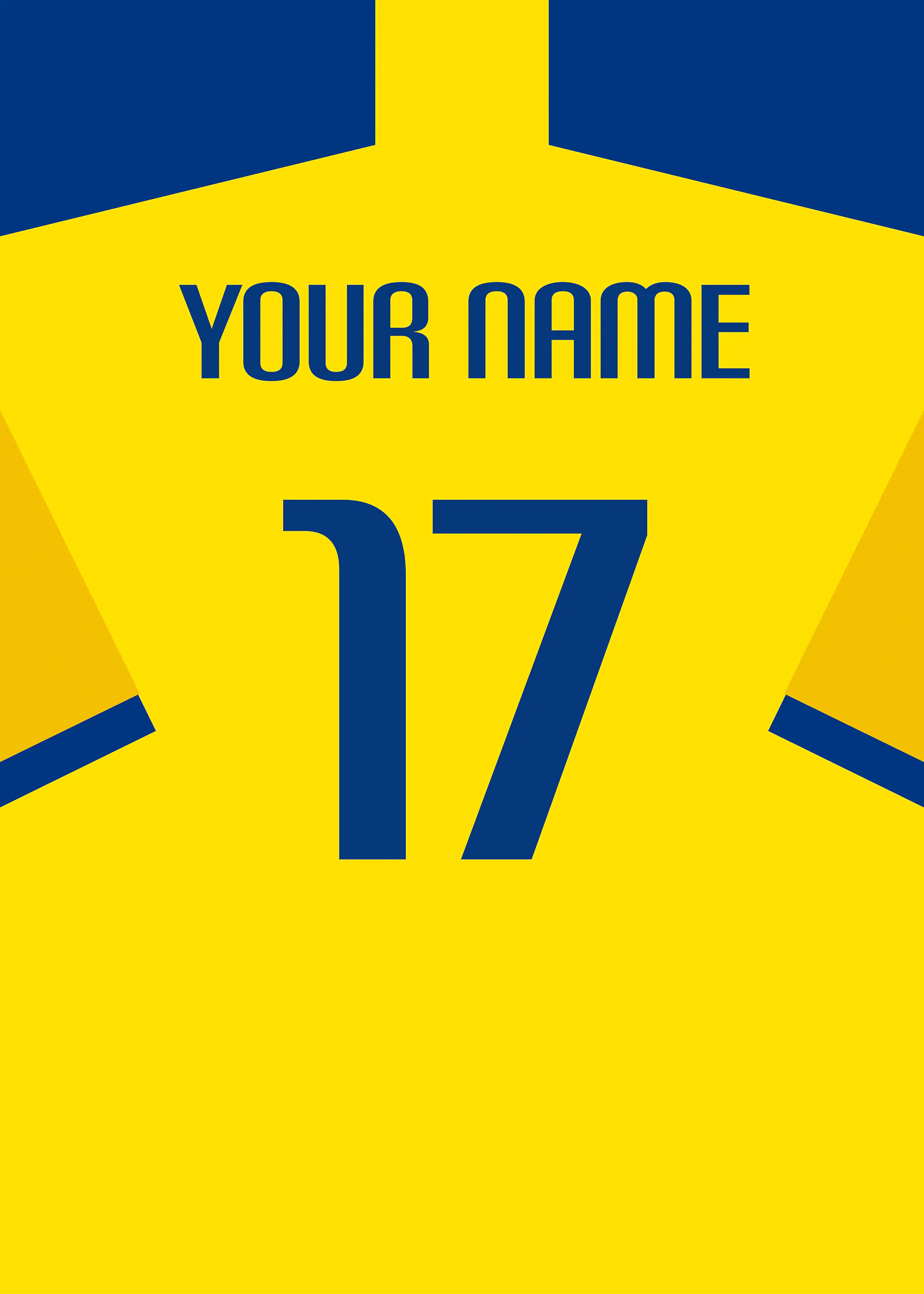Football Shirt No13 Personal Plakat 0