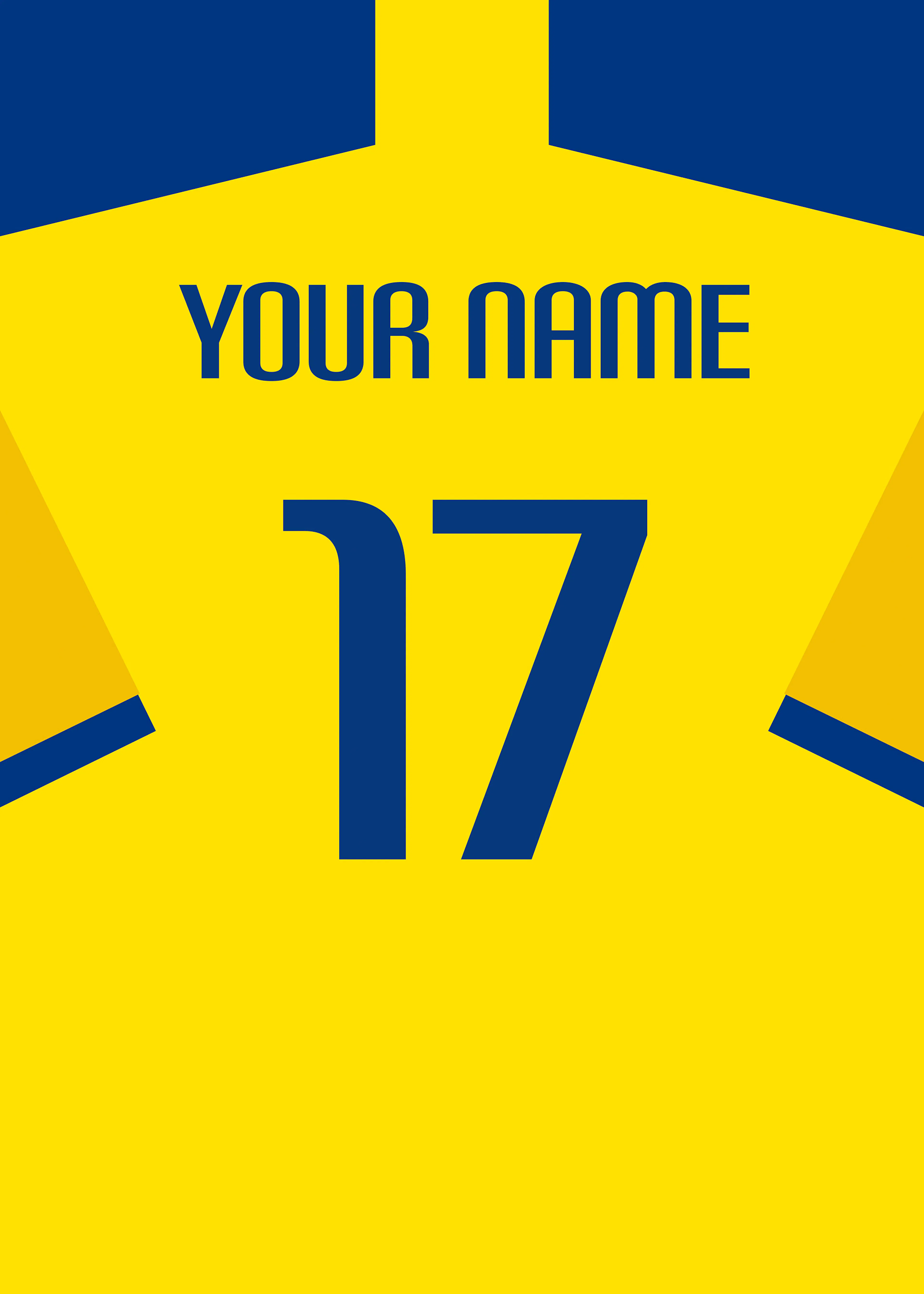 Football Shirt No13 Personal Plakat 0