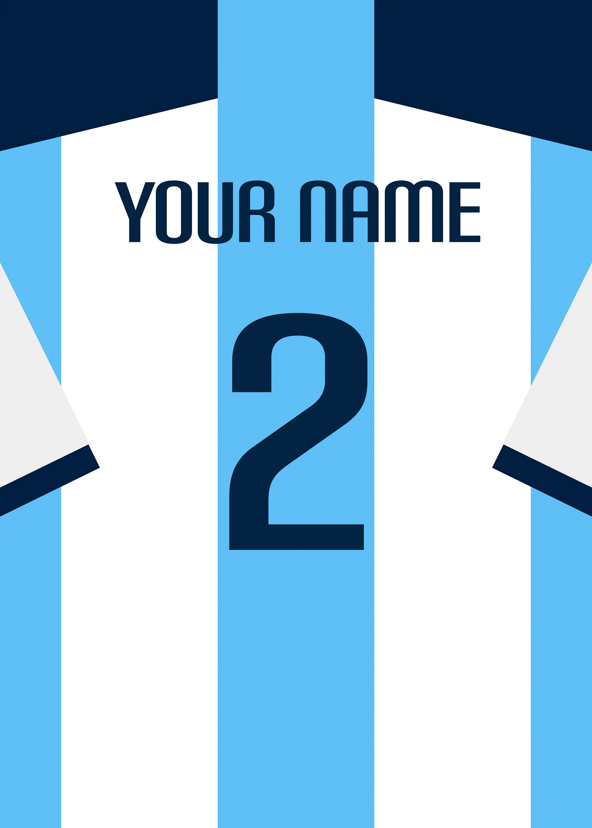 Football Shirt No15 Personal Plakat 0