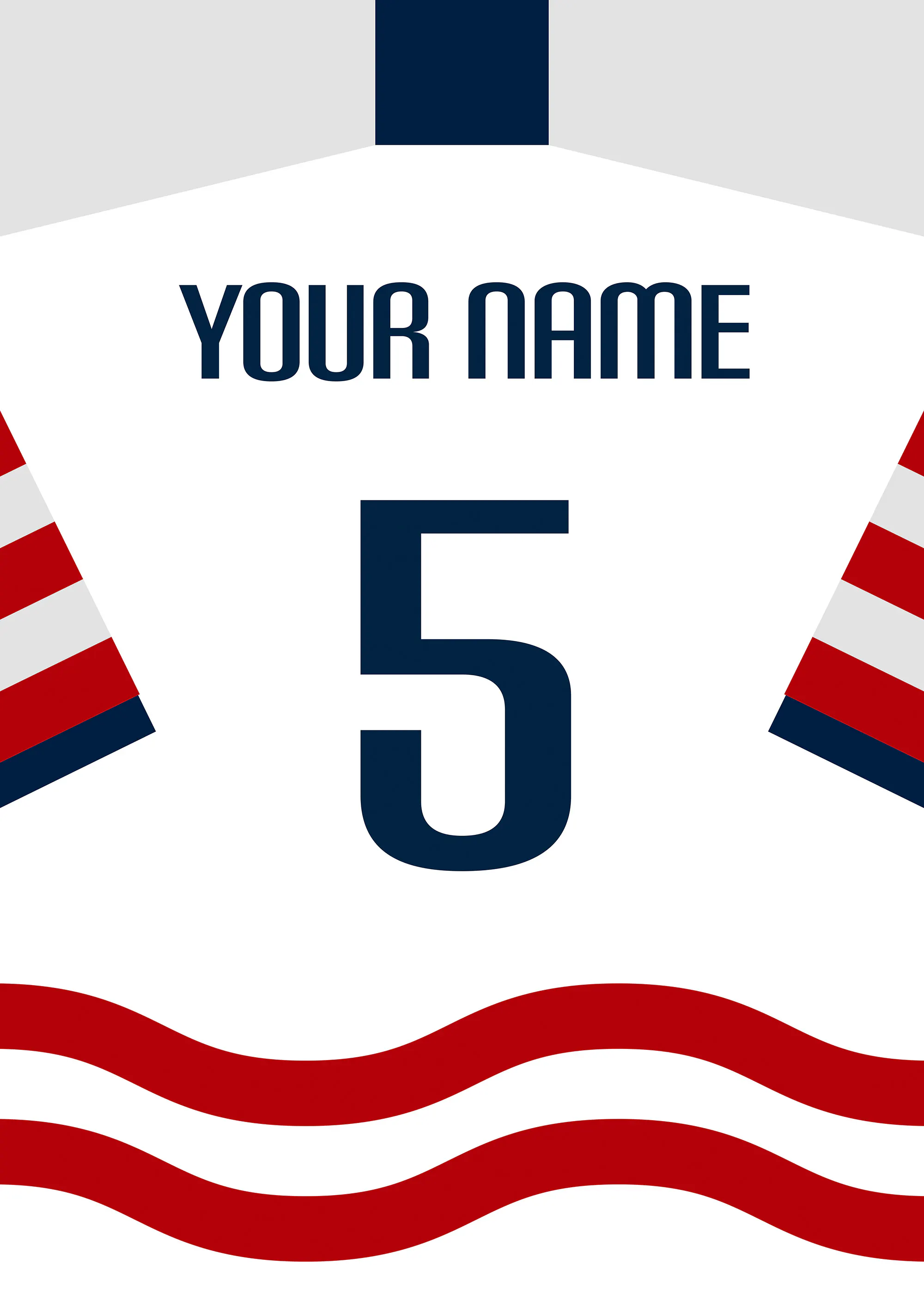 Football Shirt No19 Personal Plakat 0