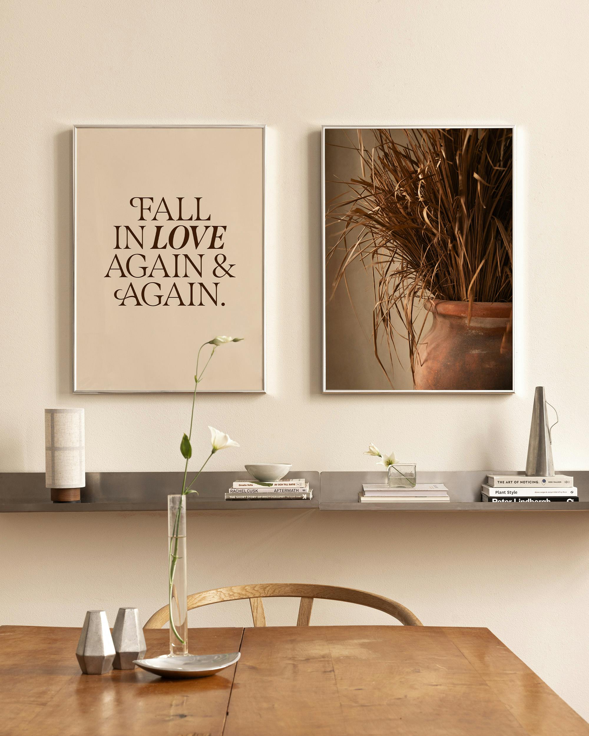 Fall in Love Lot de Posters (30x40 cm) - Lot de posters par Desenio
