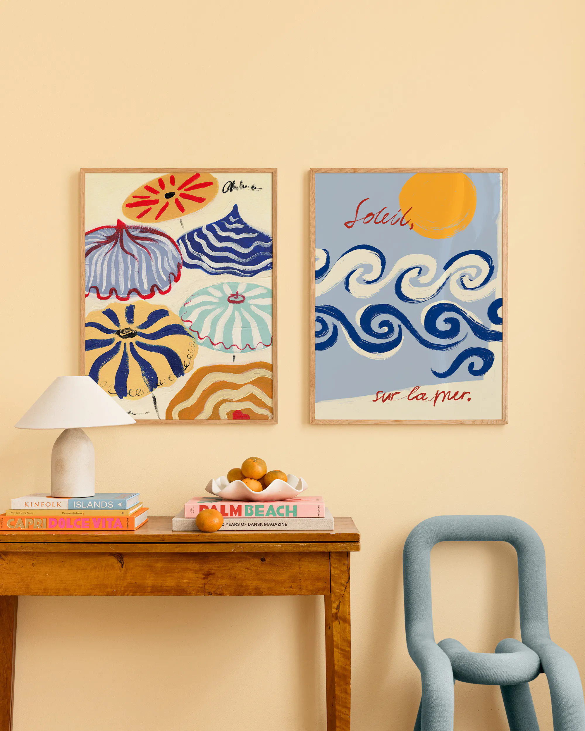 Riviera Parasols Lot de Posters 0