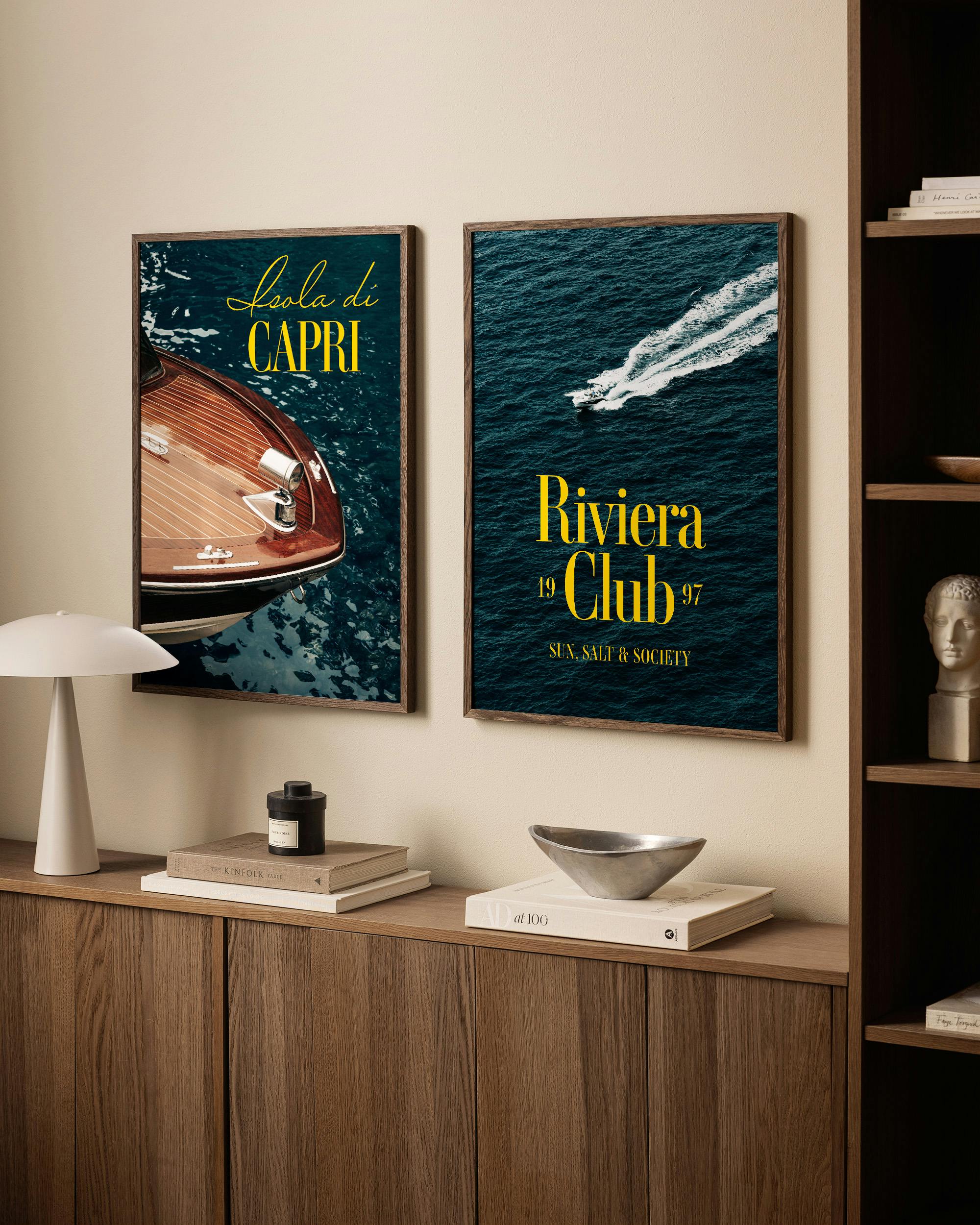 Riviera Plakat Pakker (70x100 cm)