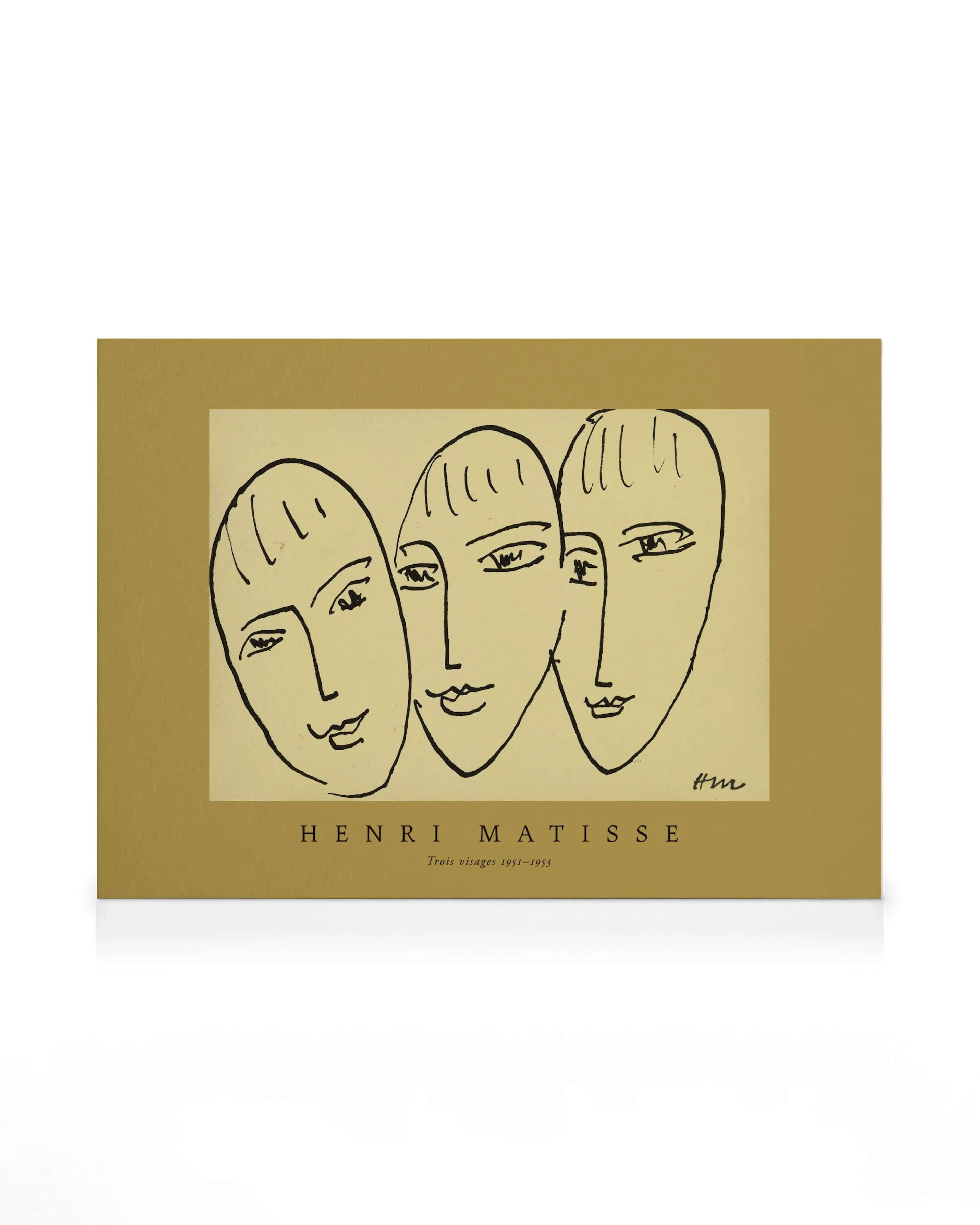 Matisse - Trois Visages Stampa su Tela 0