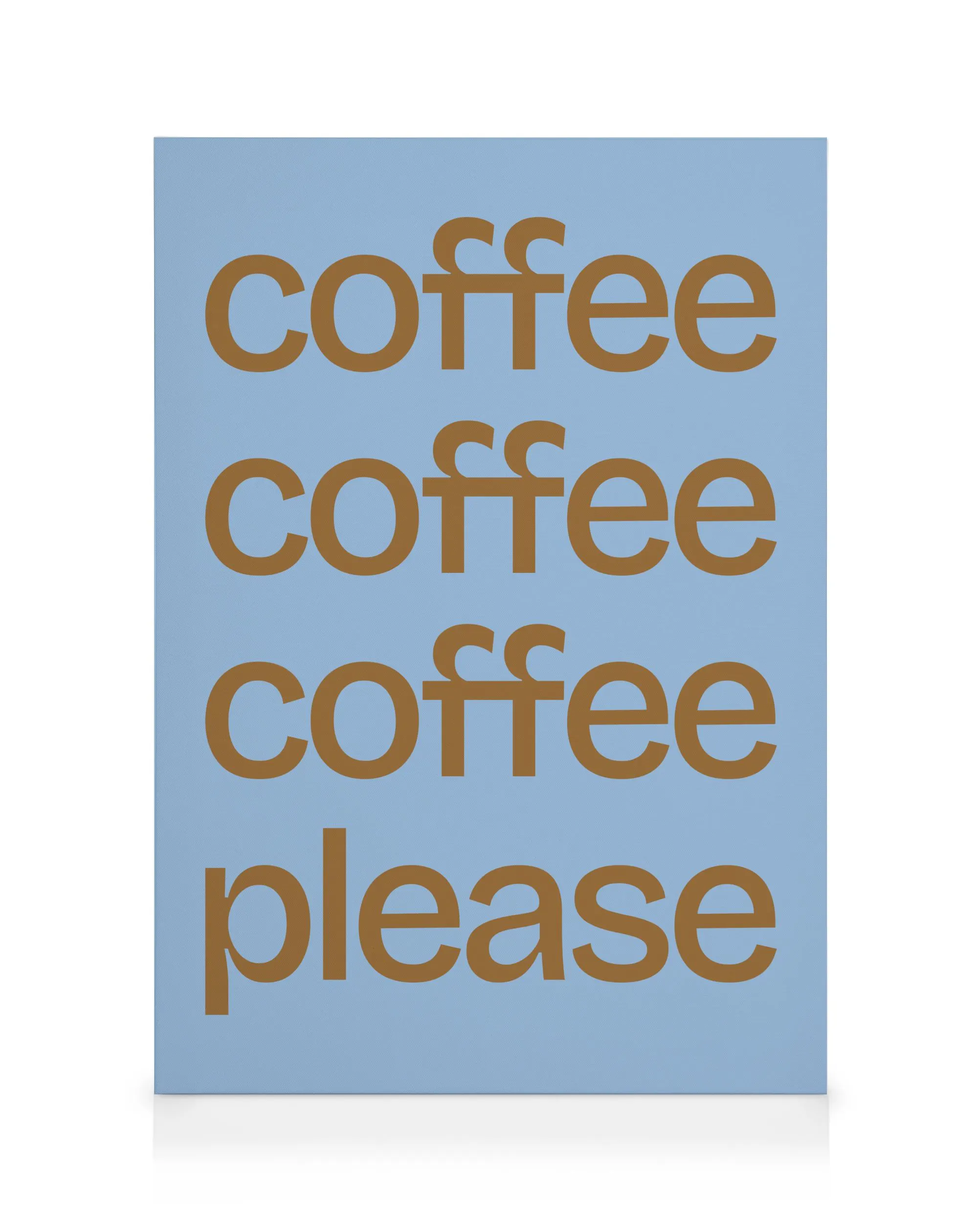 Coffee Please Stampa su Tela 0