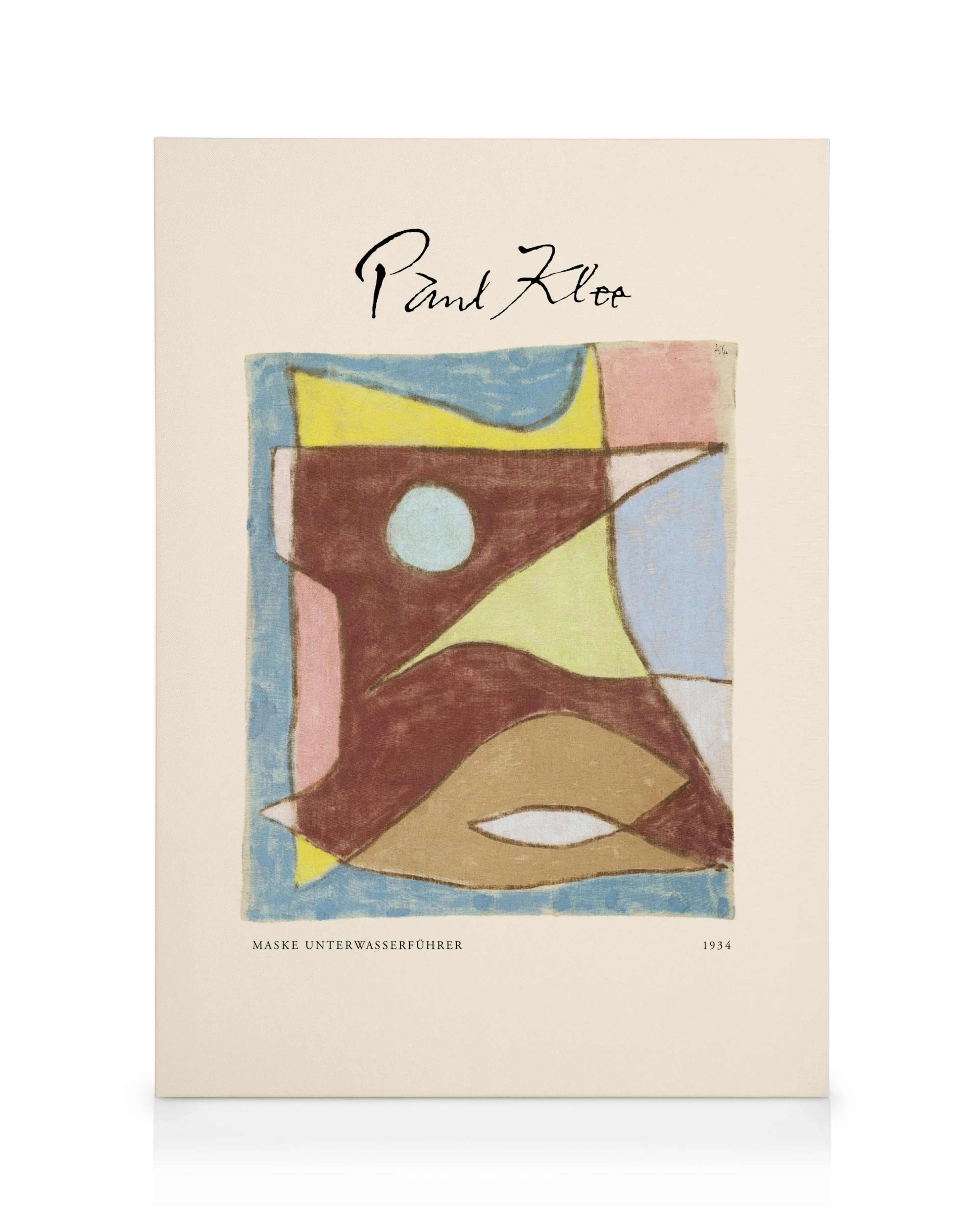 Paul Klee - Maske Unterwasserführer Stampa su Tela 0