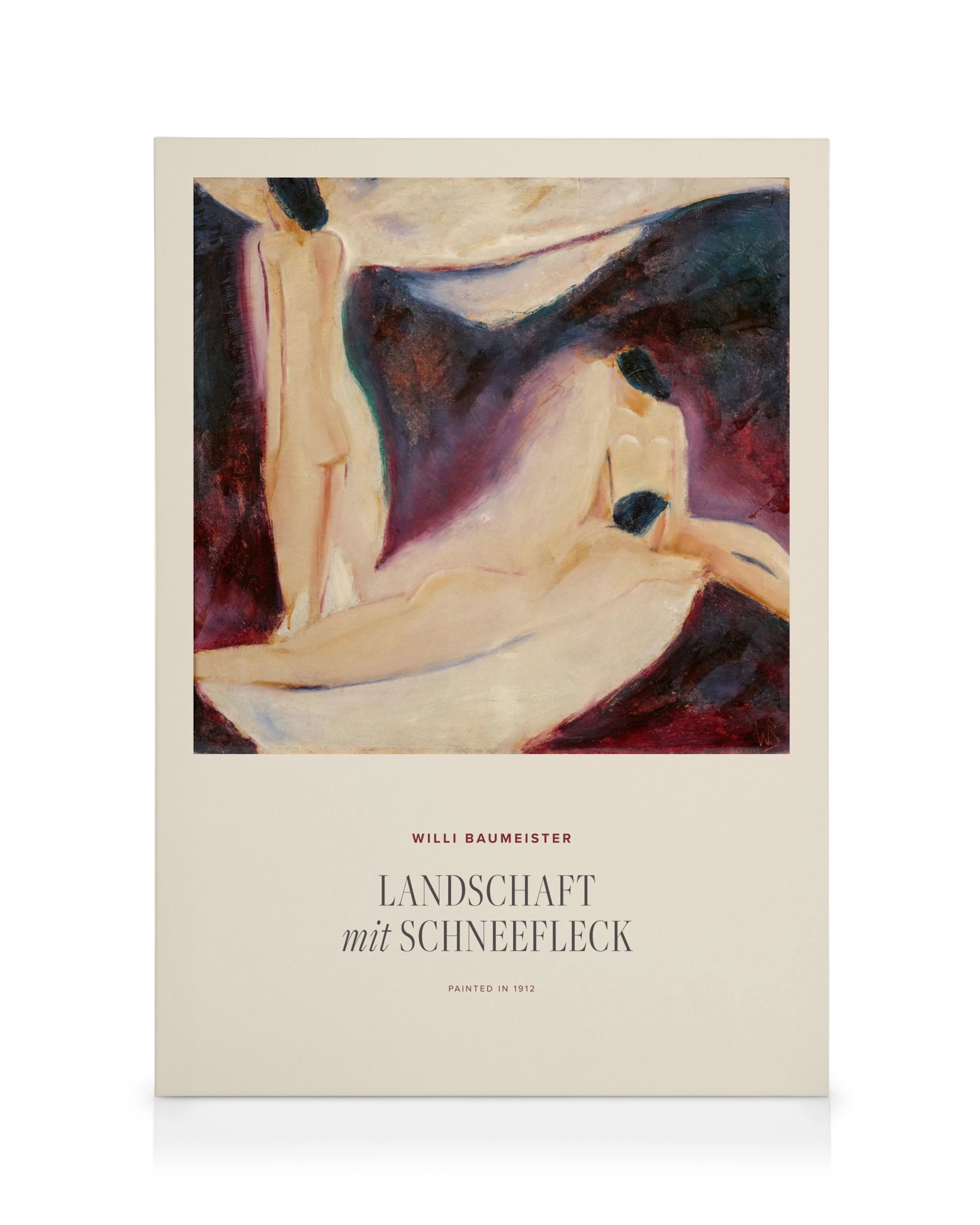 Willi Baumeister - Landschaft mit Schneefleck Stampa su Tela 0