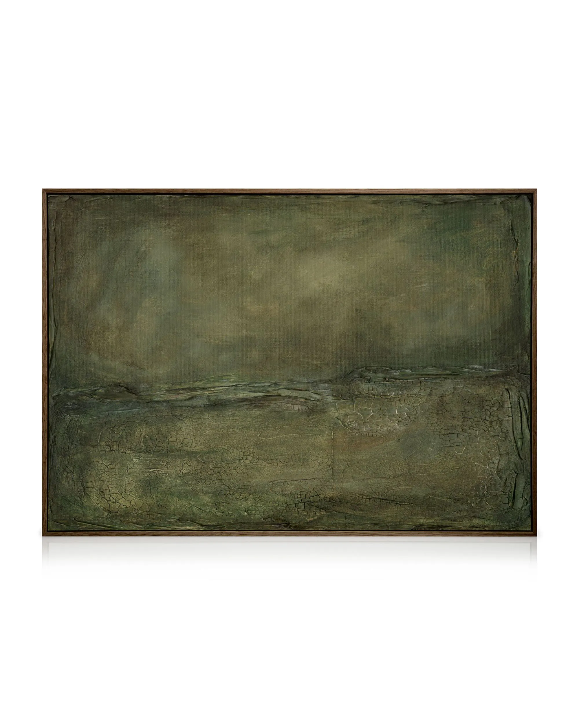 Forest Green Abstract No2 Lærred 0