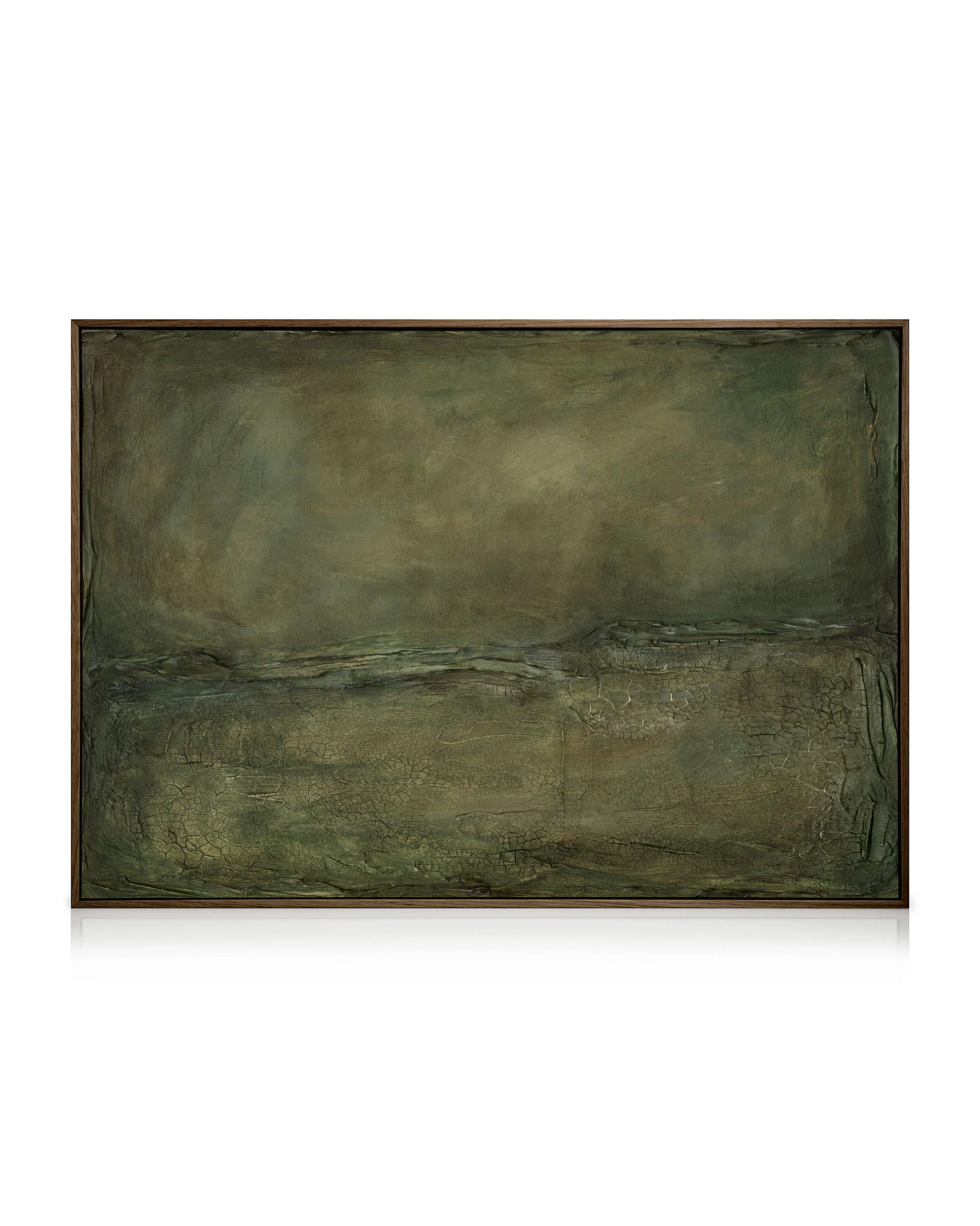 Forest Green Abstract No2 Lærred 0