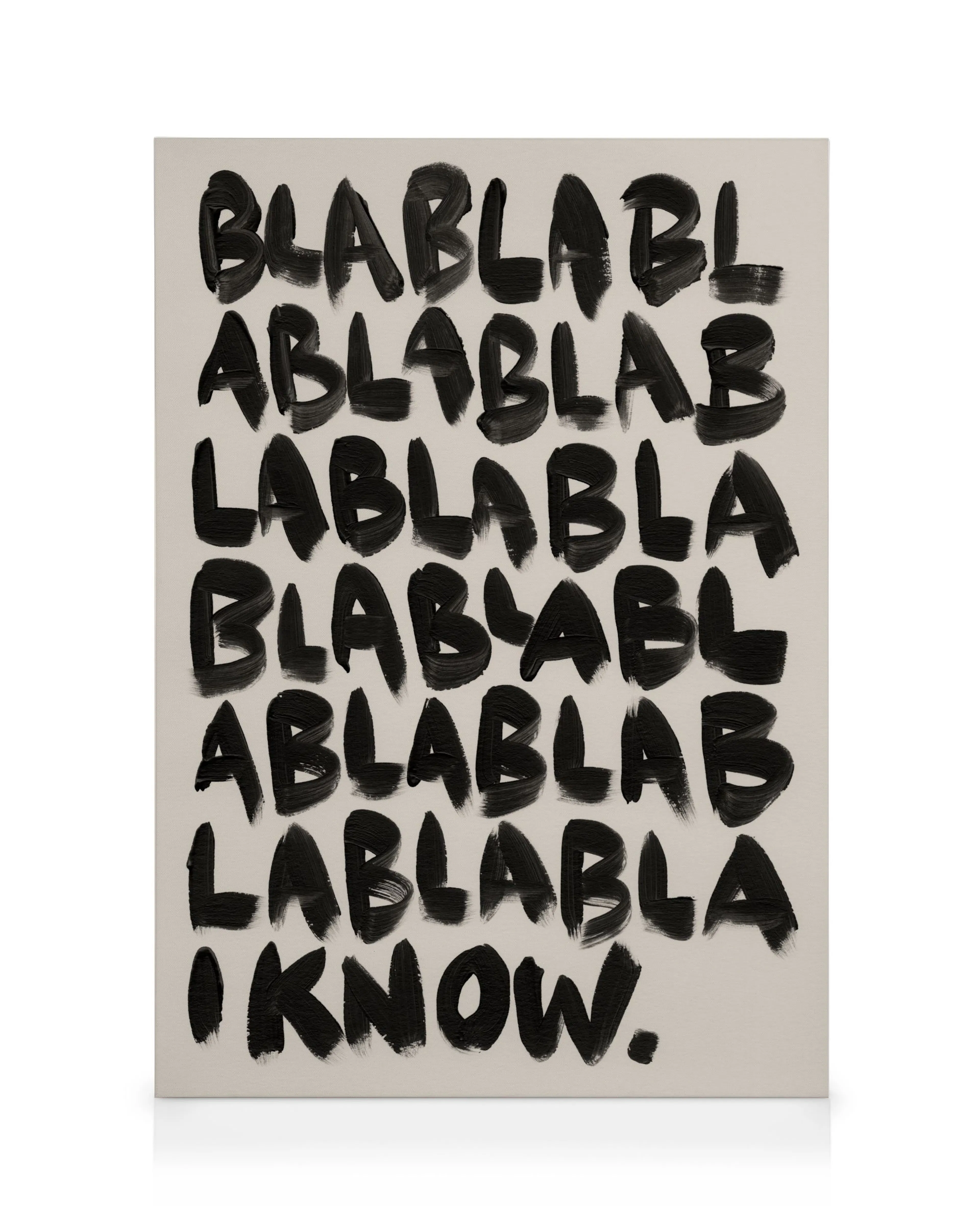 I Know Stampa su Tela 0