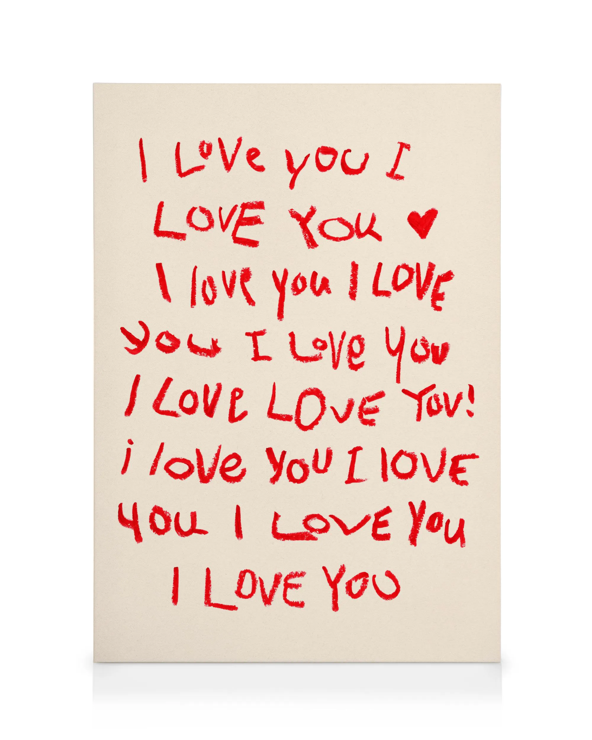 I Love You Leinwandbild 0