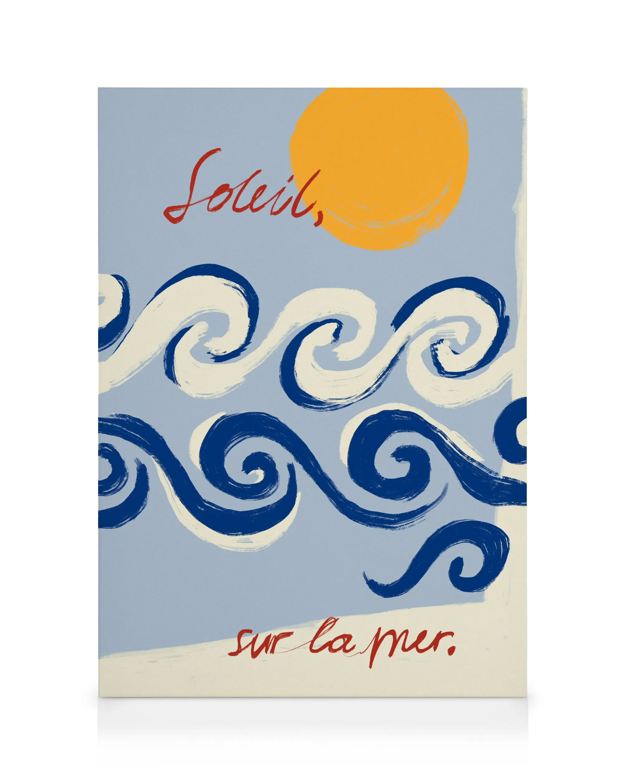 Soleil Sur la Mer Canvas 0