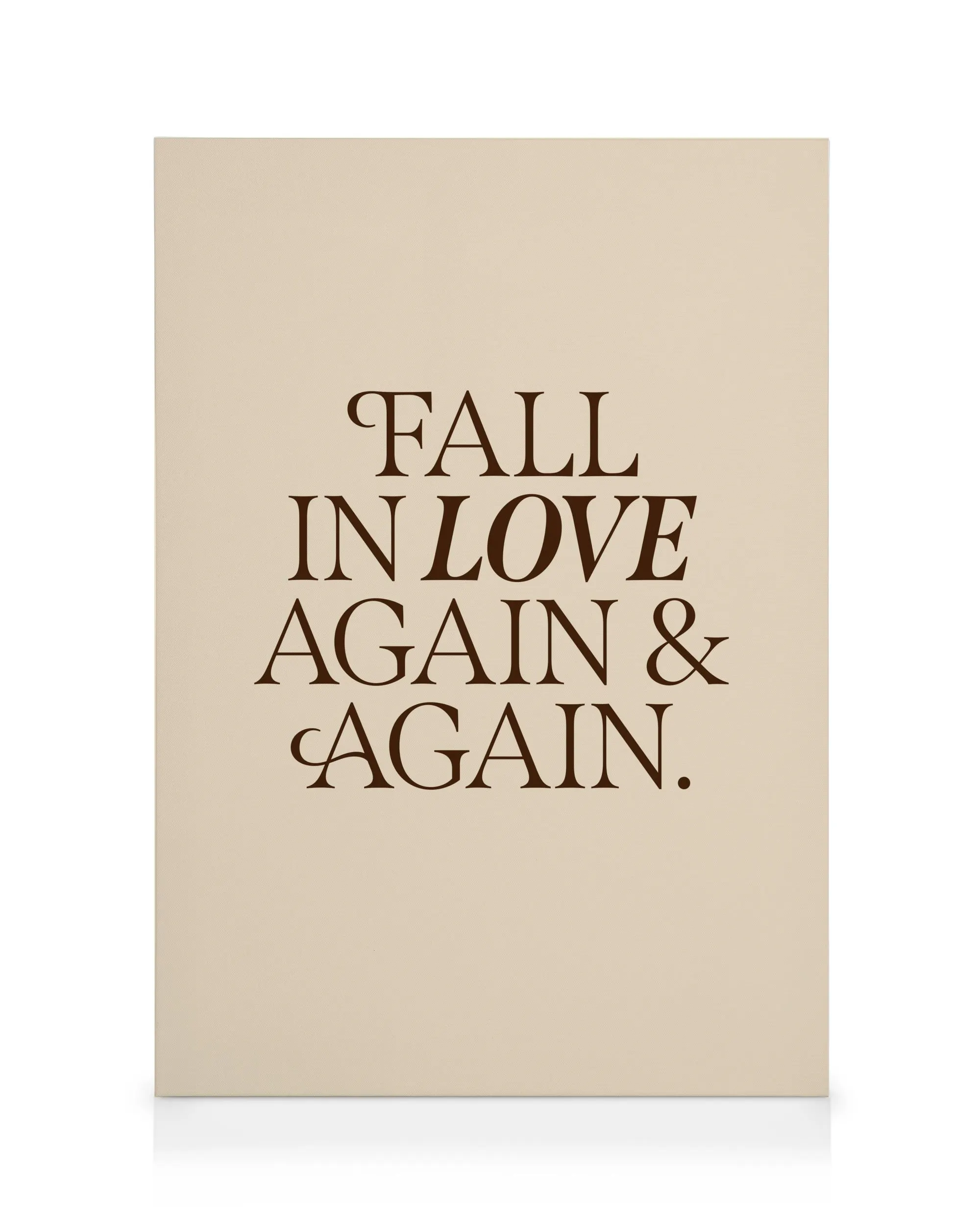 Fall in Love Again Canvas 0