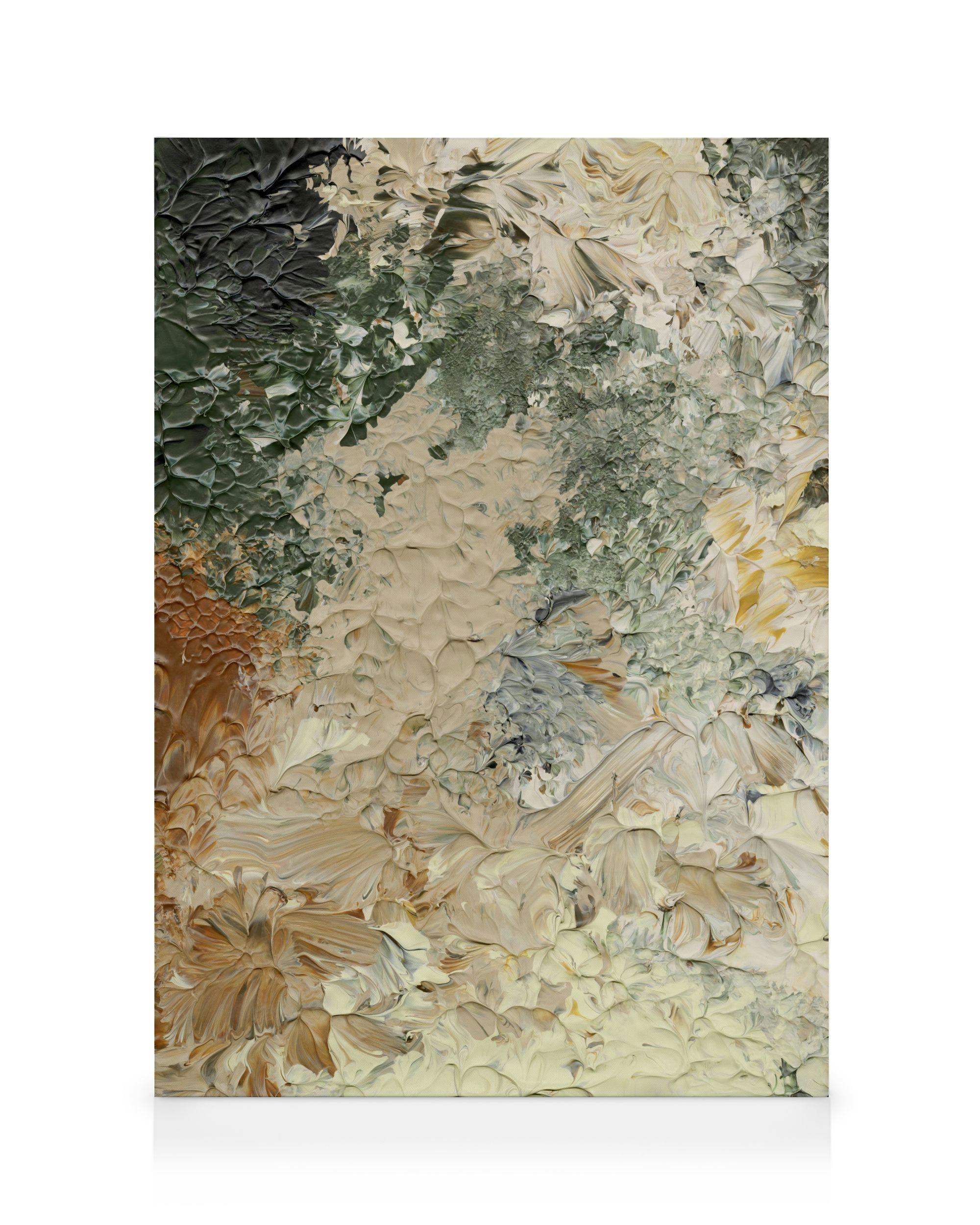 Canvas Prints Earth Toned Texture Canvas print (135x135 cm - Black Frame)