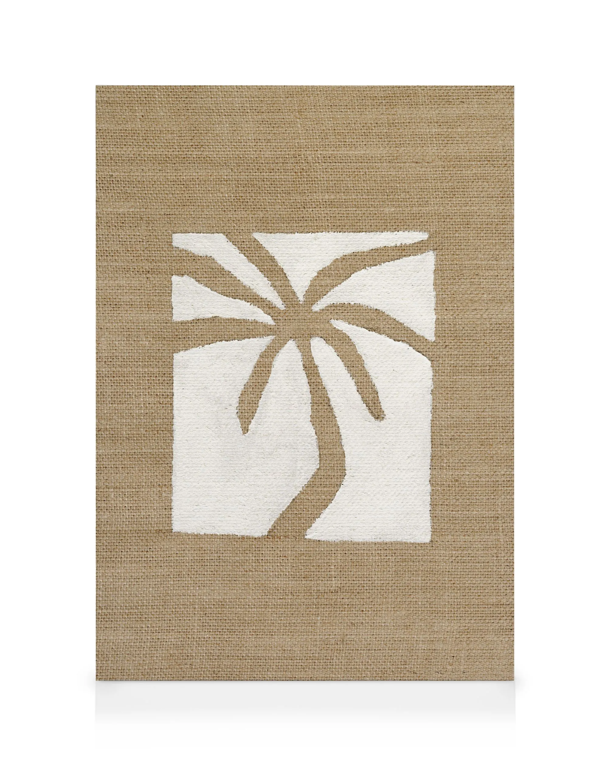 Linen Palm Tree Canvas 0