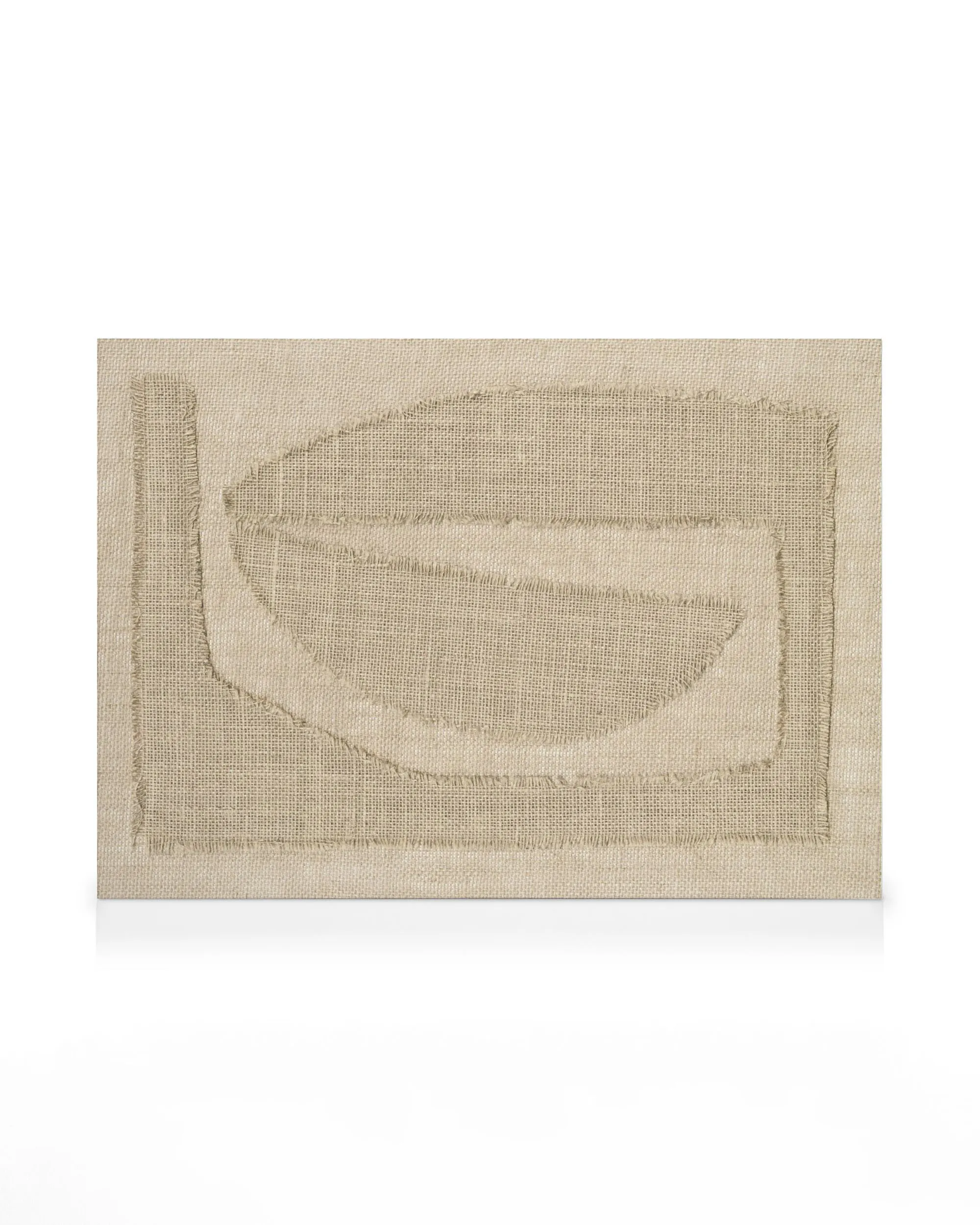 Burlap Shape Canvas 0