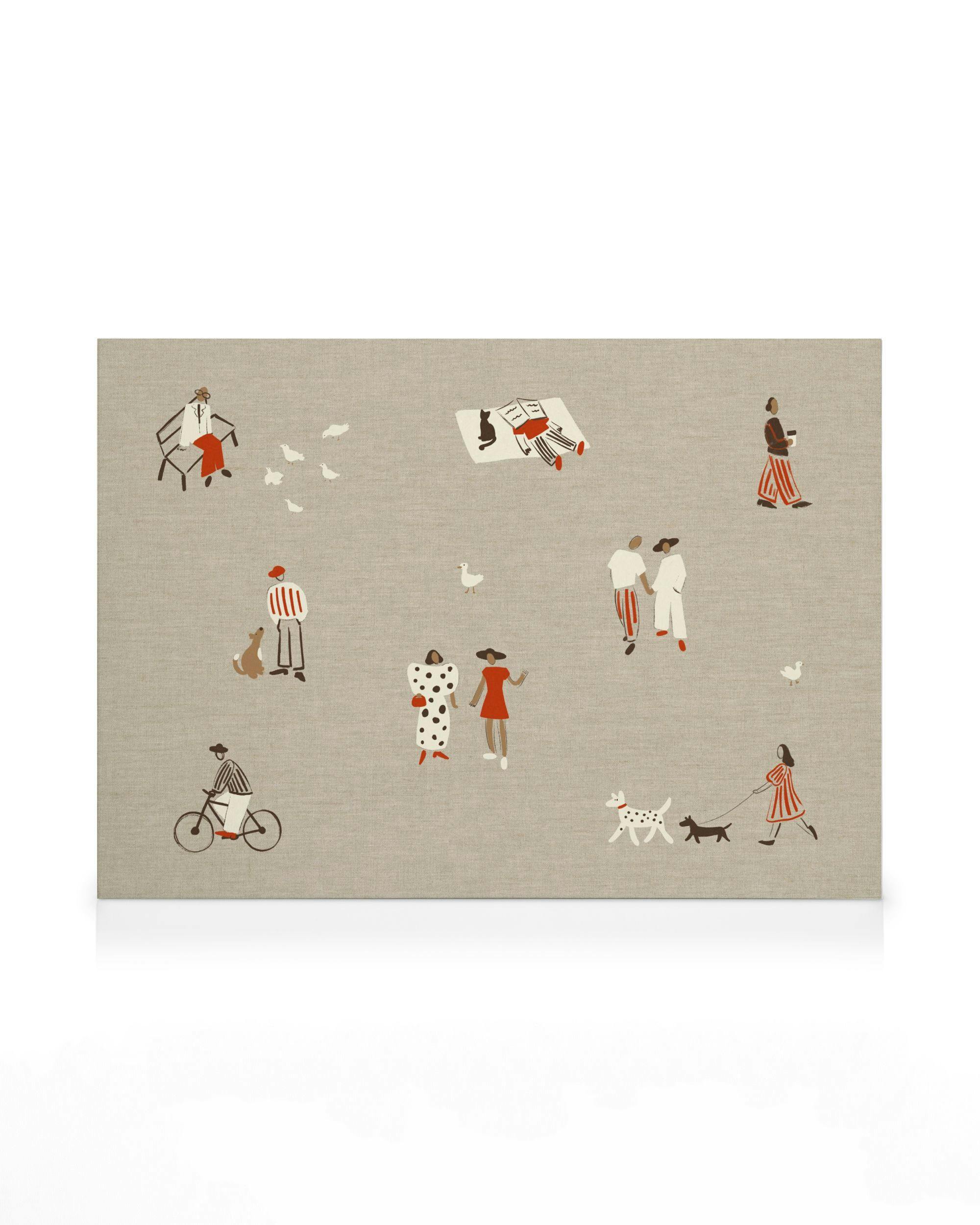 Doodles Darling Lienzo (30x40 cm - Marco de negro)