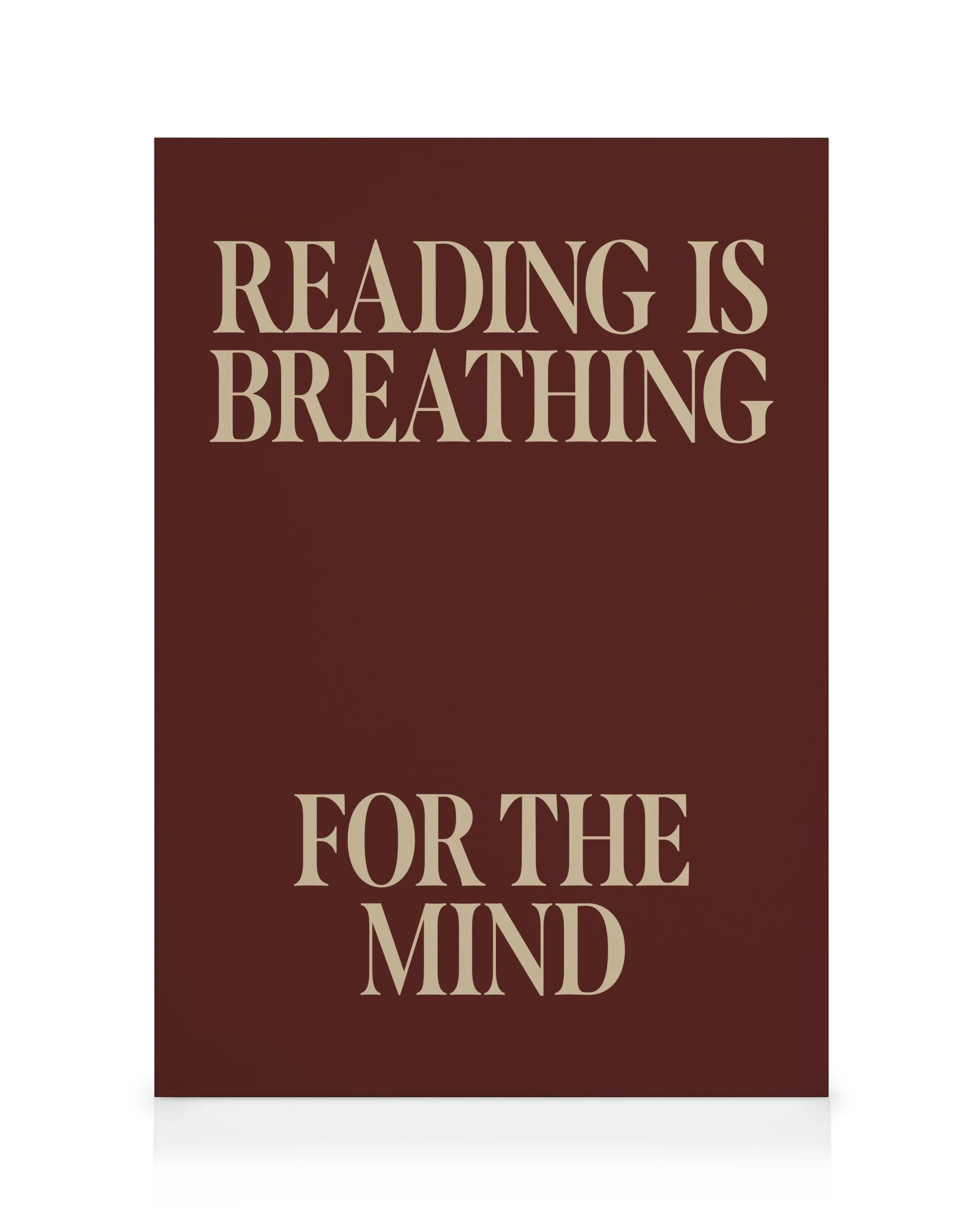 Reading is Breathing Καμβάς 0