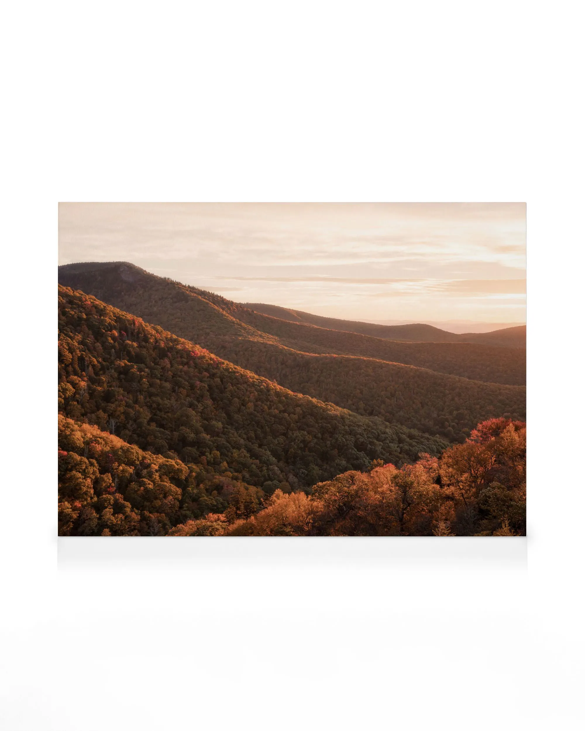 Blue Ridge Mountain Sunrise Canvas print 0