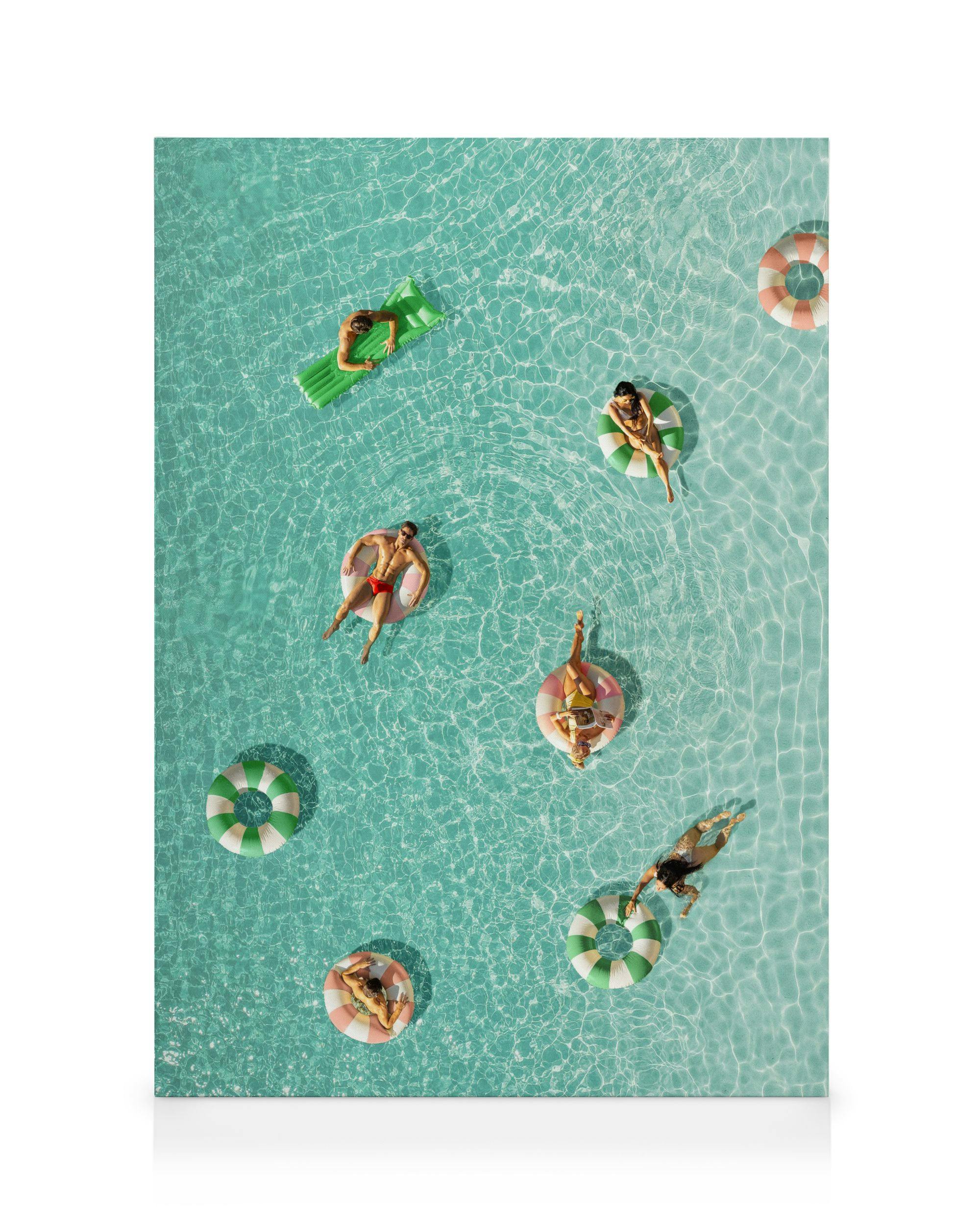 Floating Crowd Lienzo (50x70 cm)