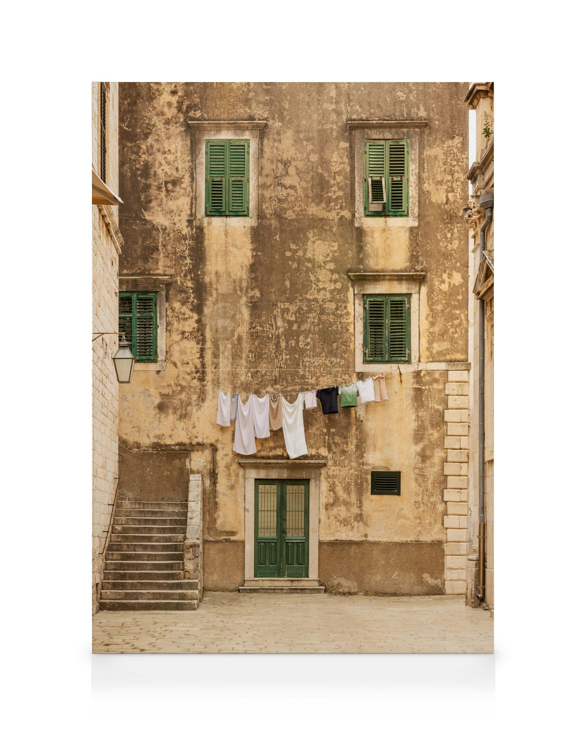 Washed in Sunlight Lienzo (50x70 cm - Marco de Roble Oscuro)