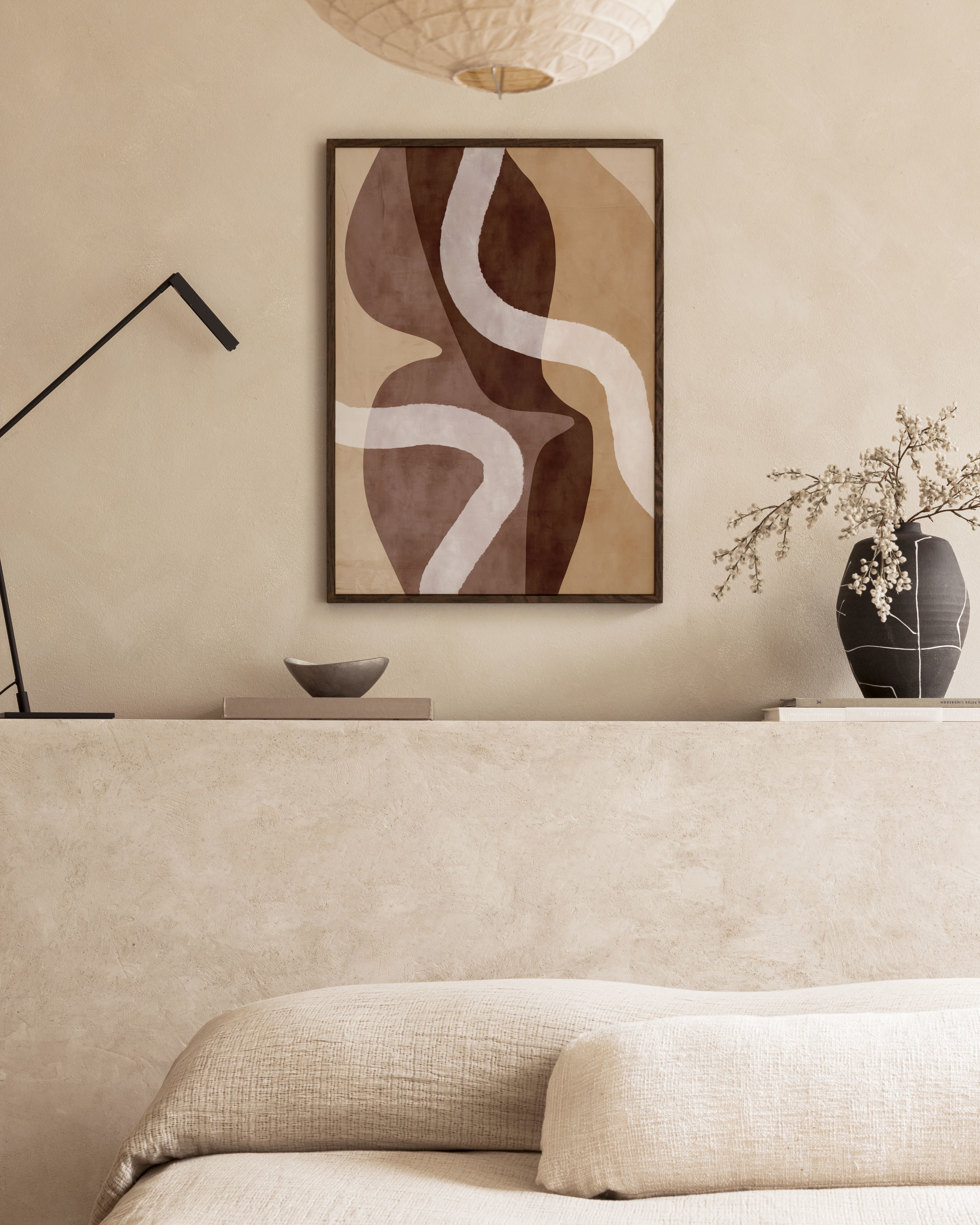 Earth Tone Abstraction No1 Print