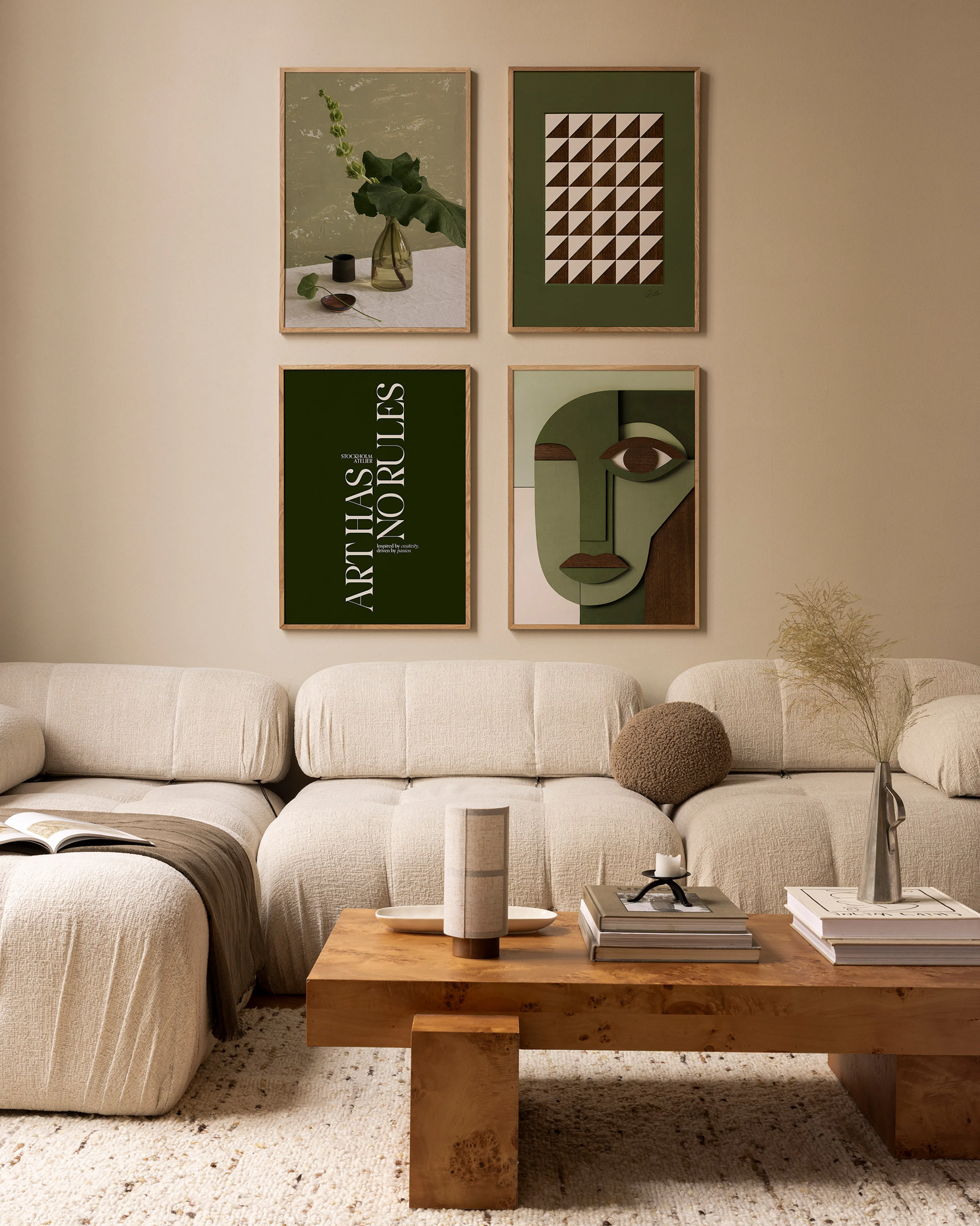 Artistic Mood gallery wall