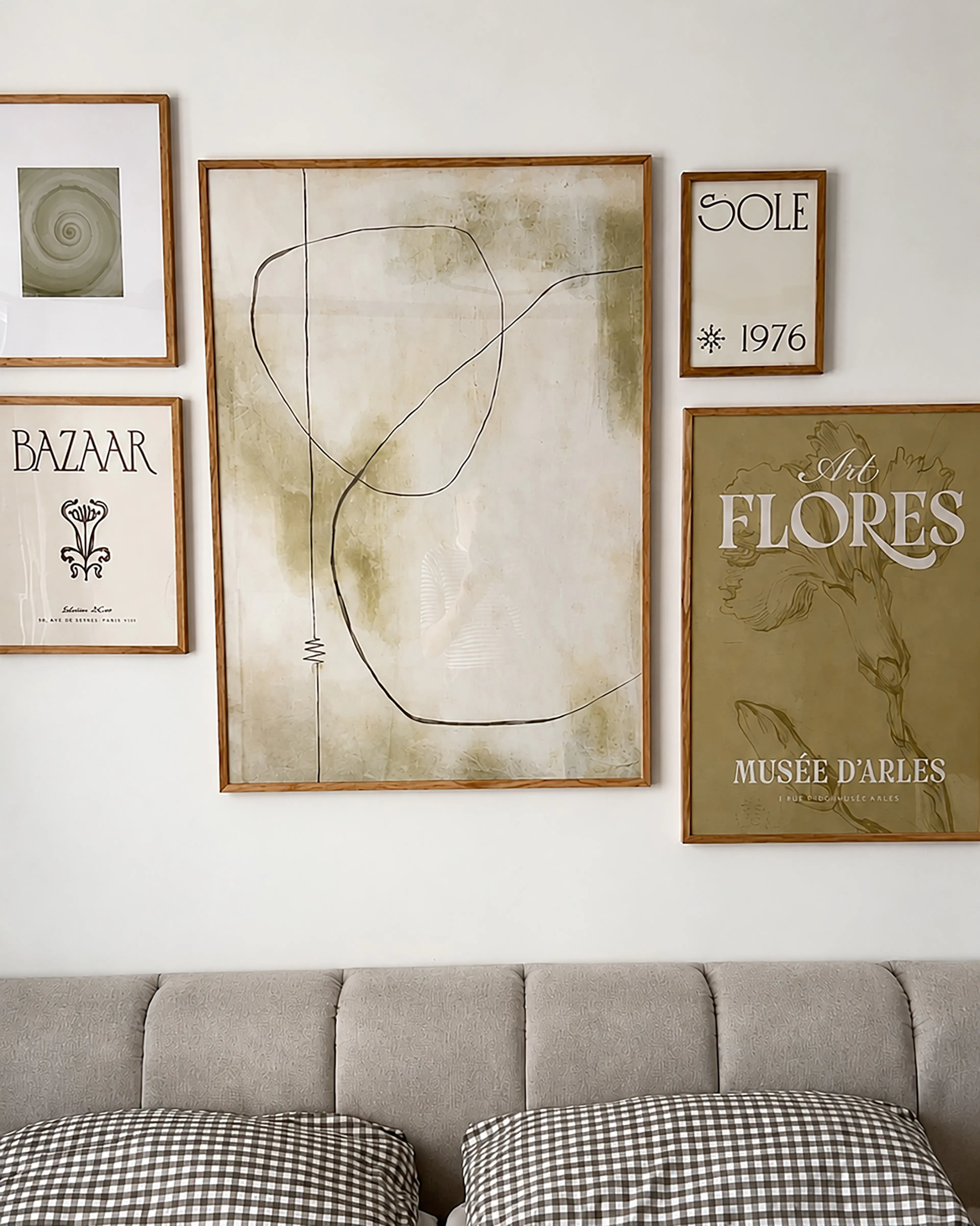 Organic lines gallery wall - Chloe.bowie