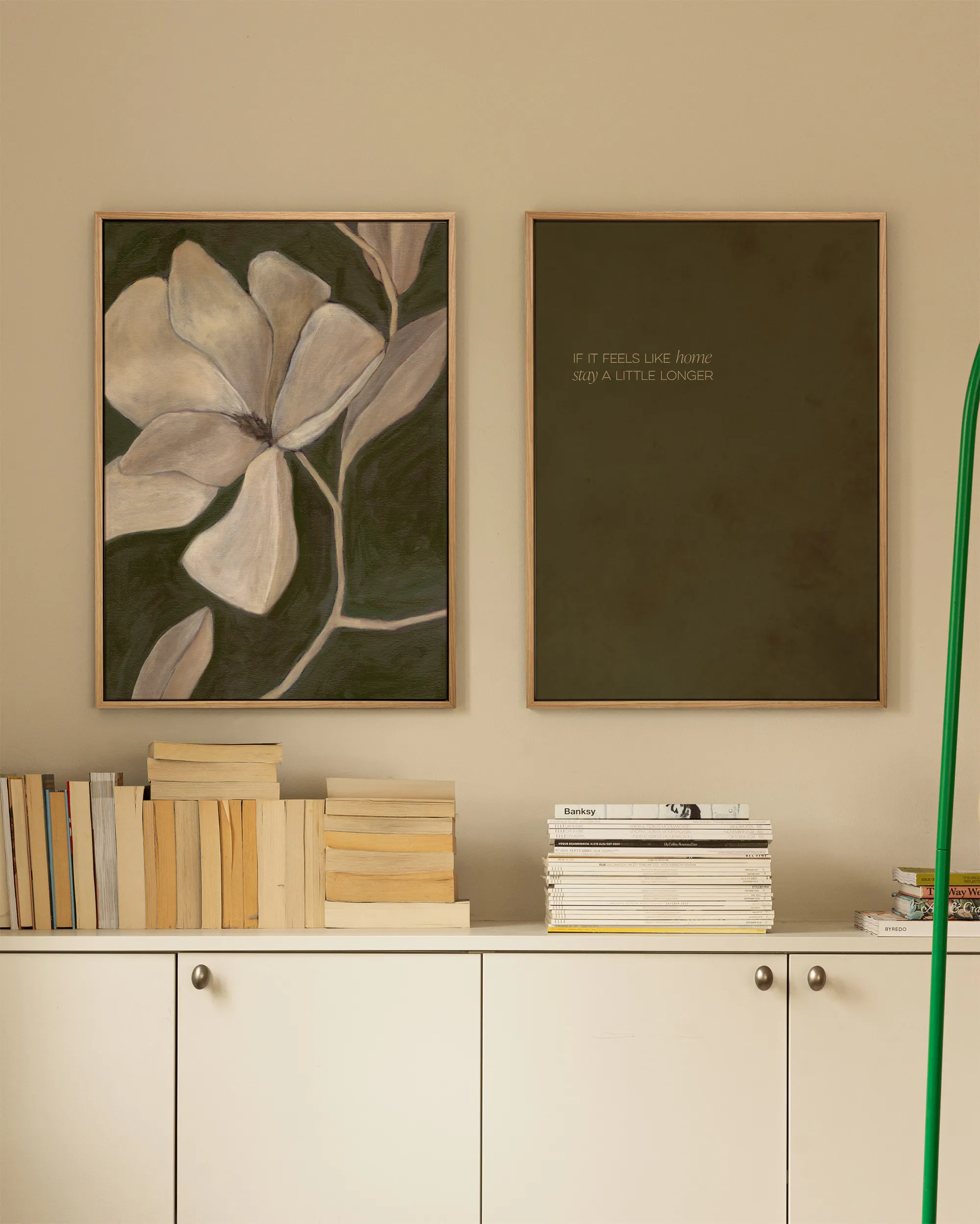 Magnolia Lerretsbilde-sett 0