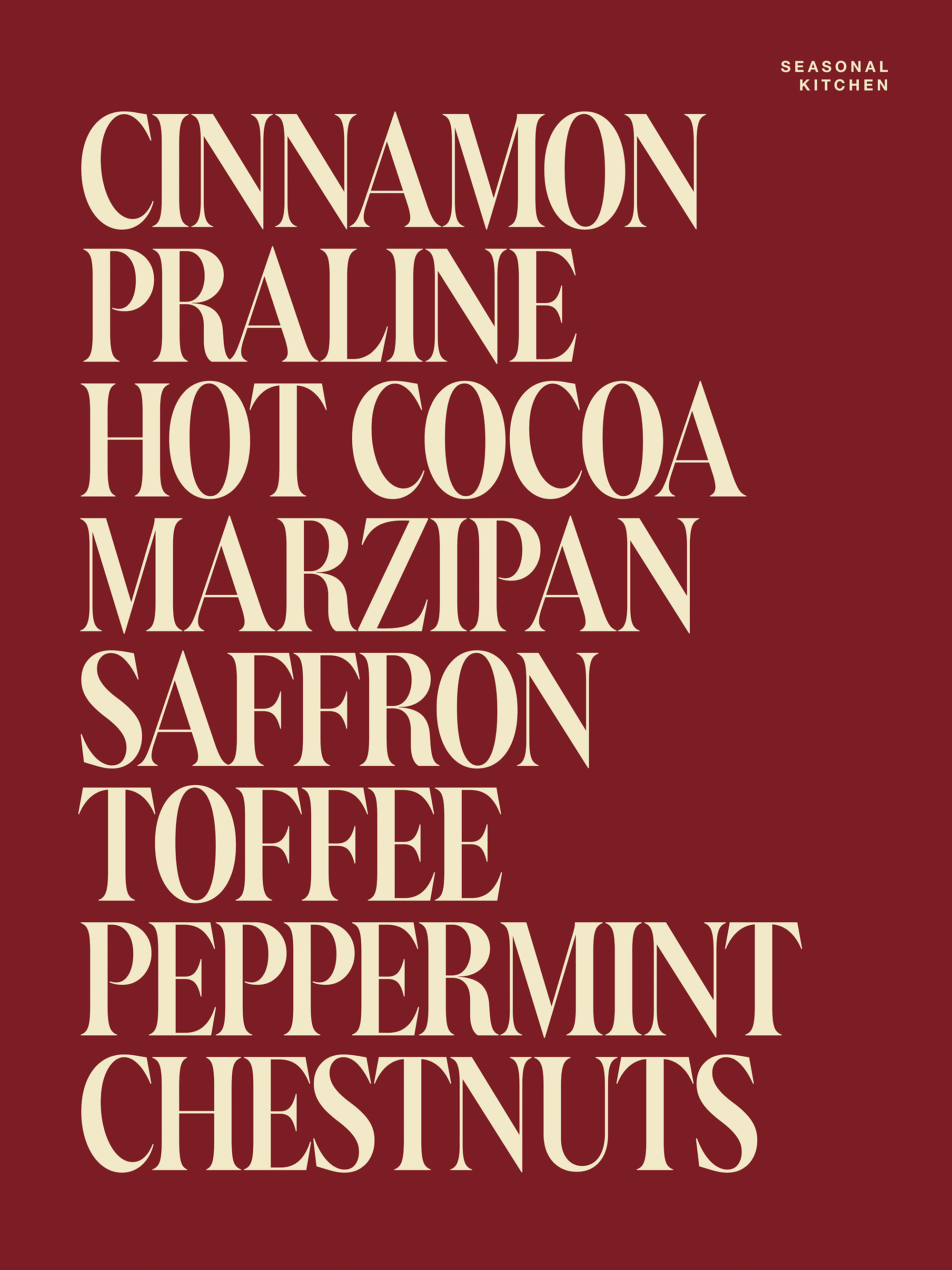 Seasonal Kitchen Print