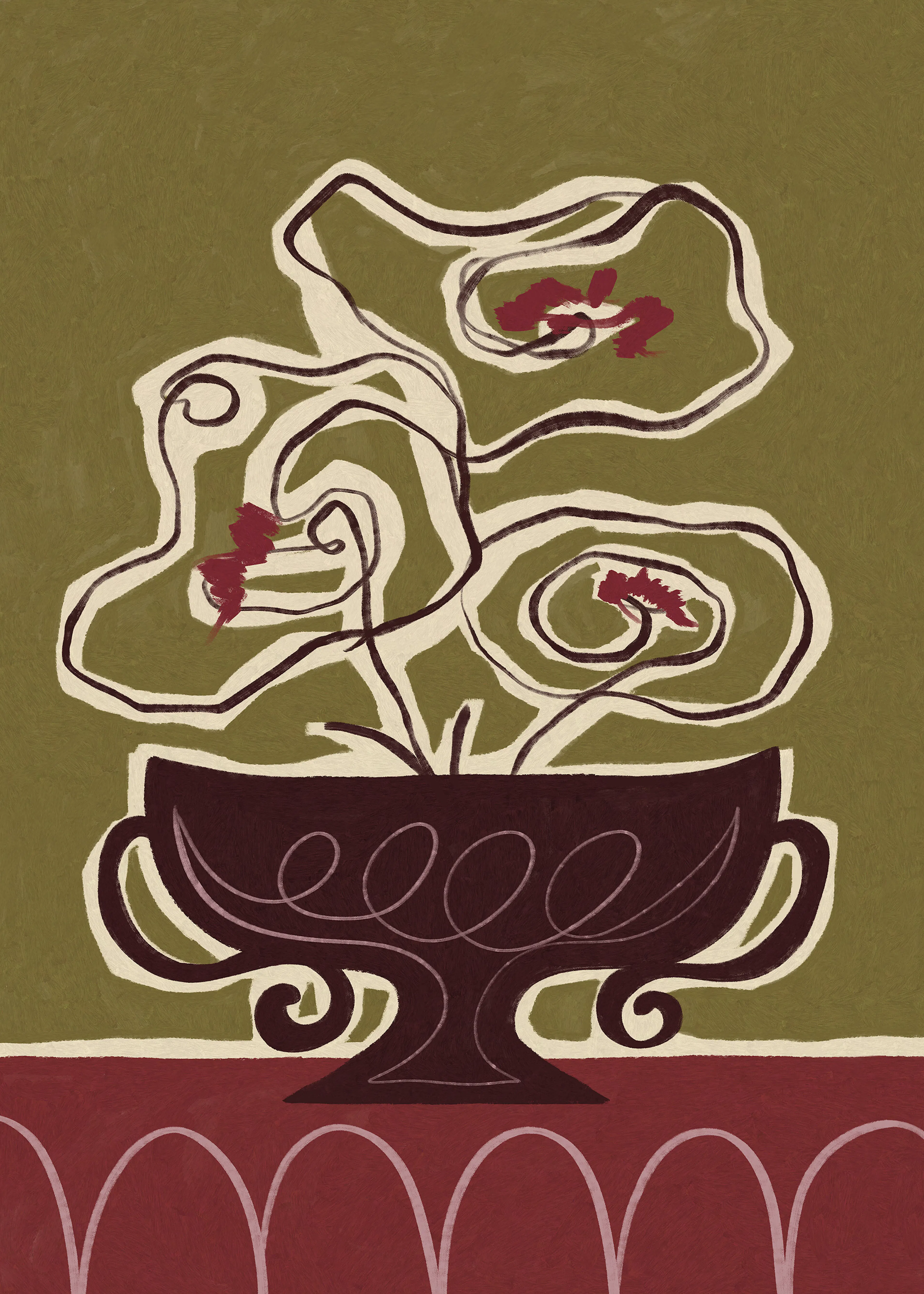 Olive Garden Vase Poster 0