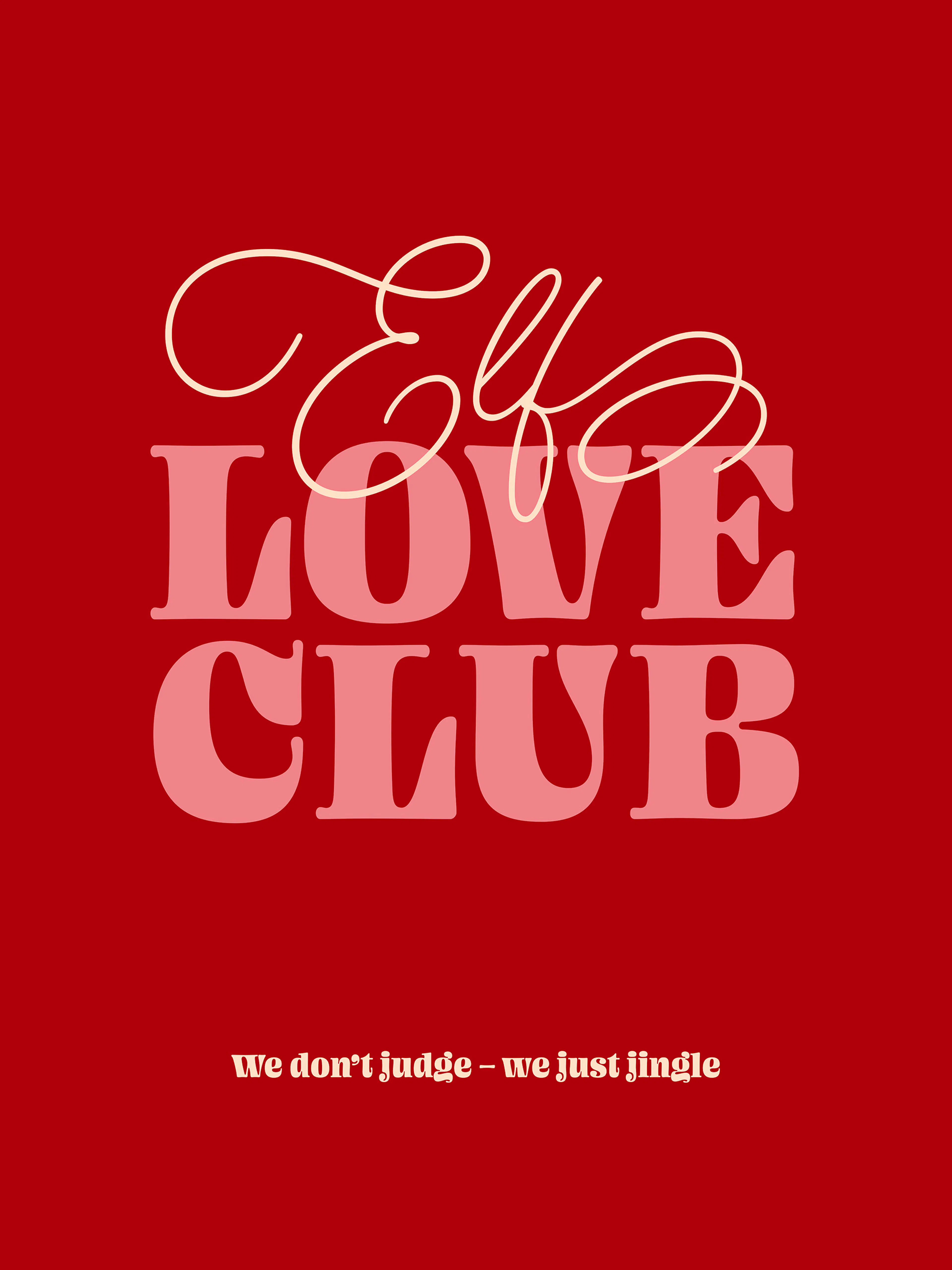 Elf Love Club Print 0