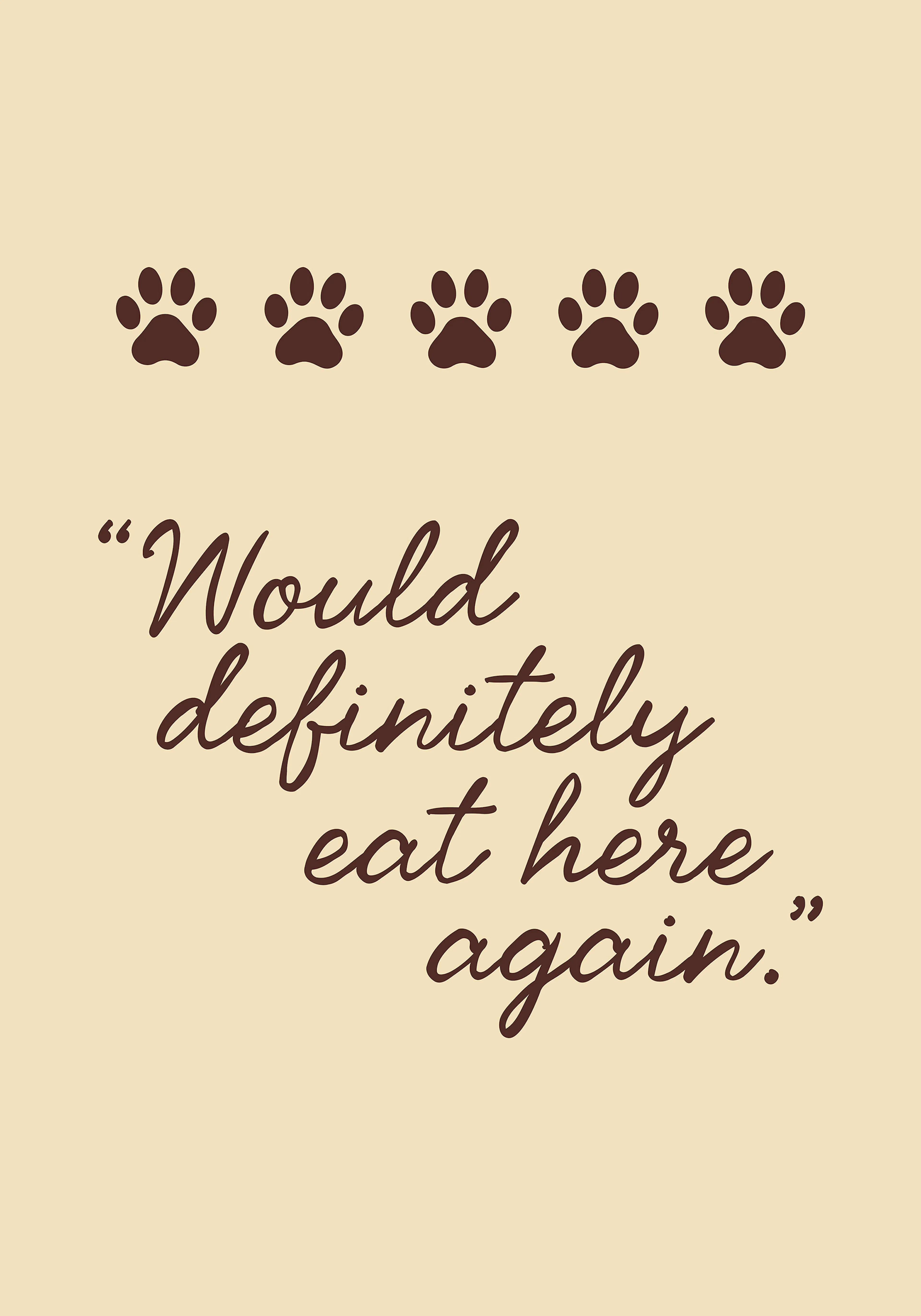 Five Paws Print 0