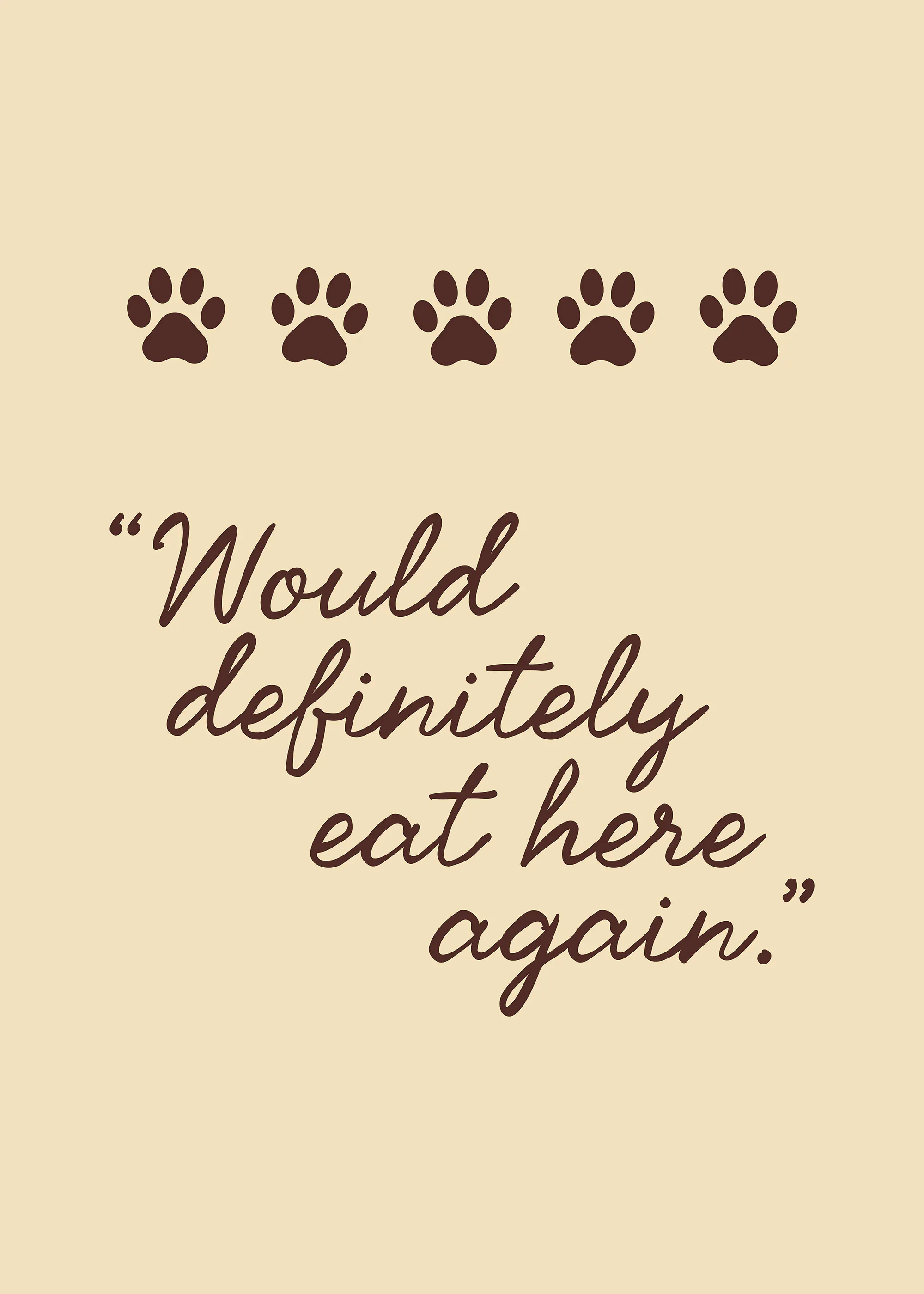 Five Paws Affiche 0