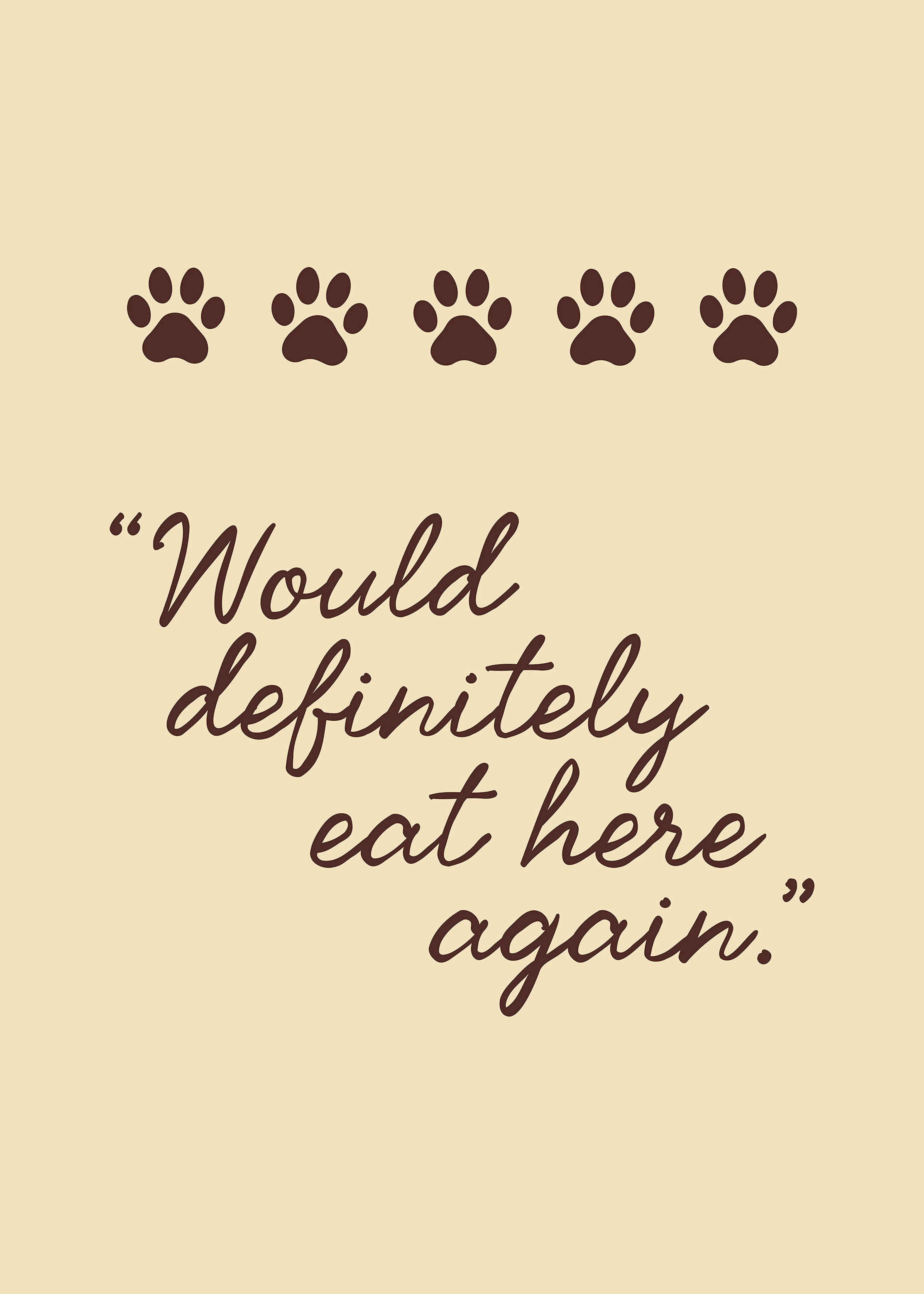 Five Paws Juliste 0
