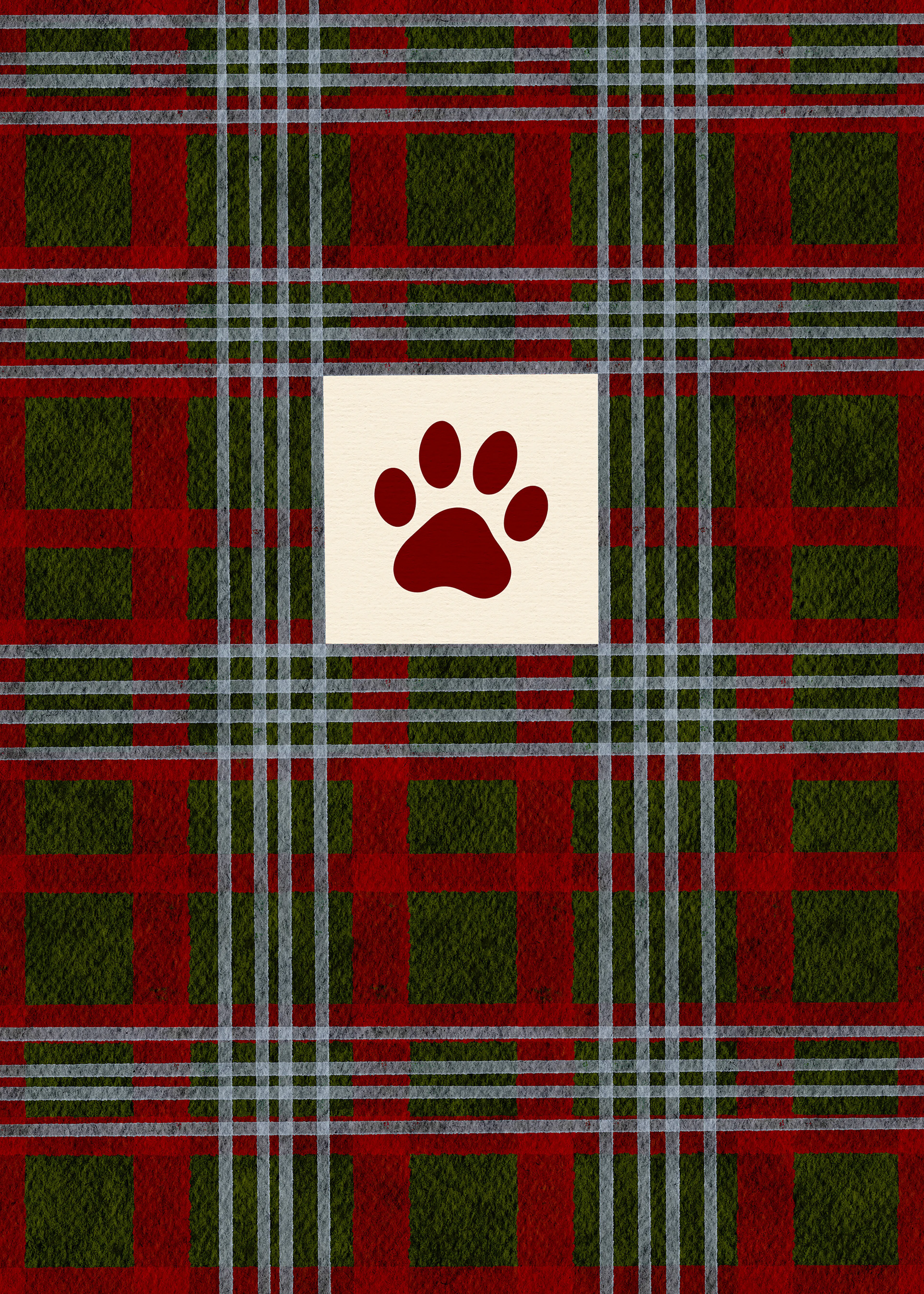 Paw Pattern Print 0
