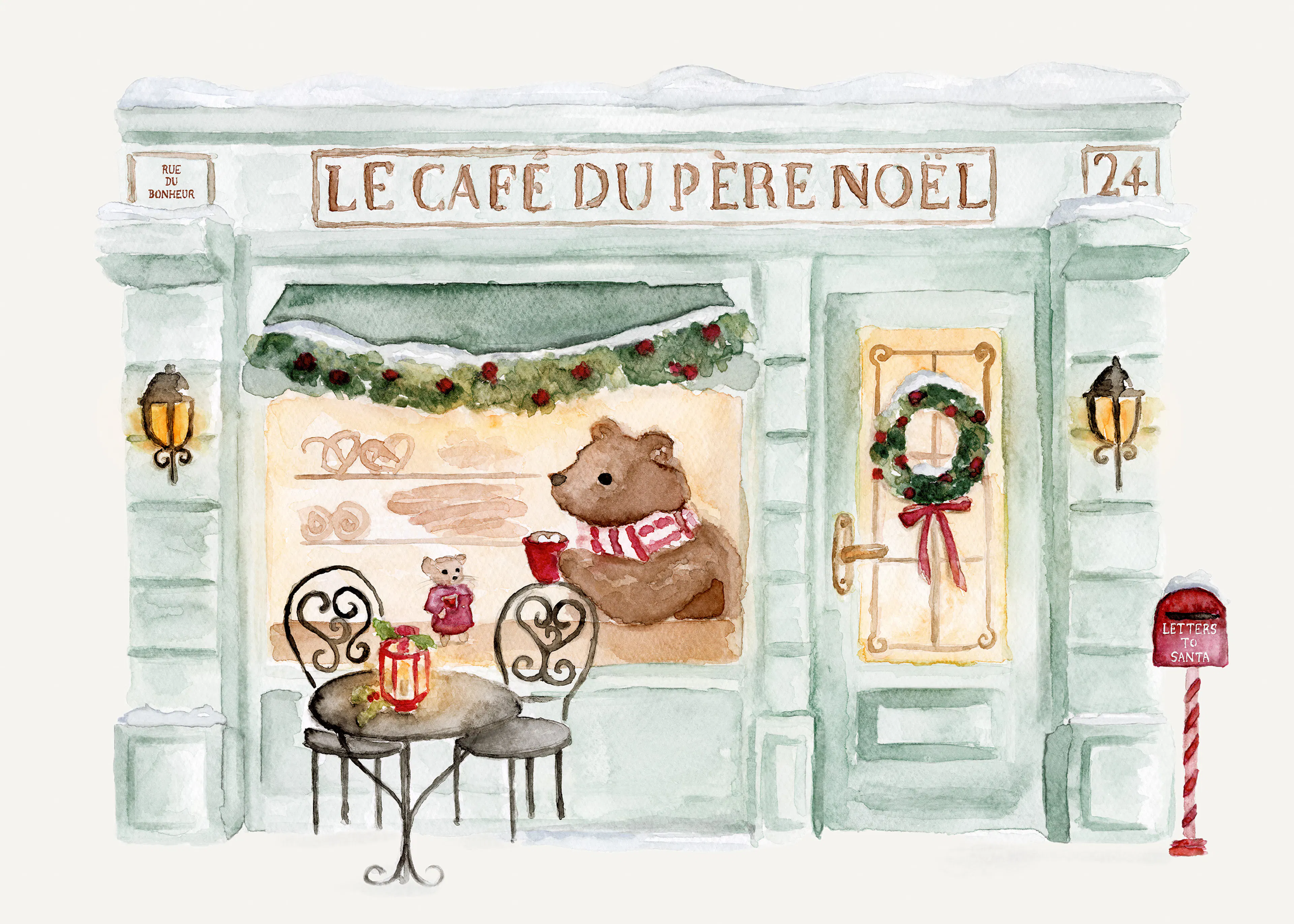 Santa’s Café Poster 0