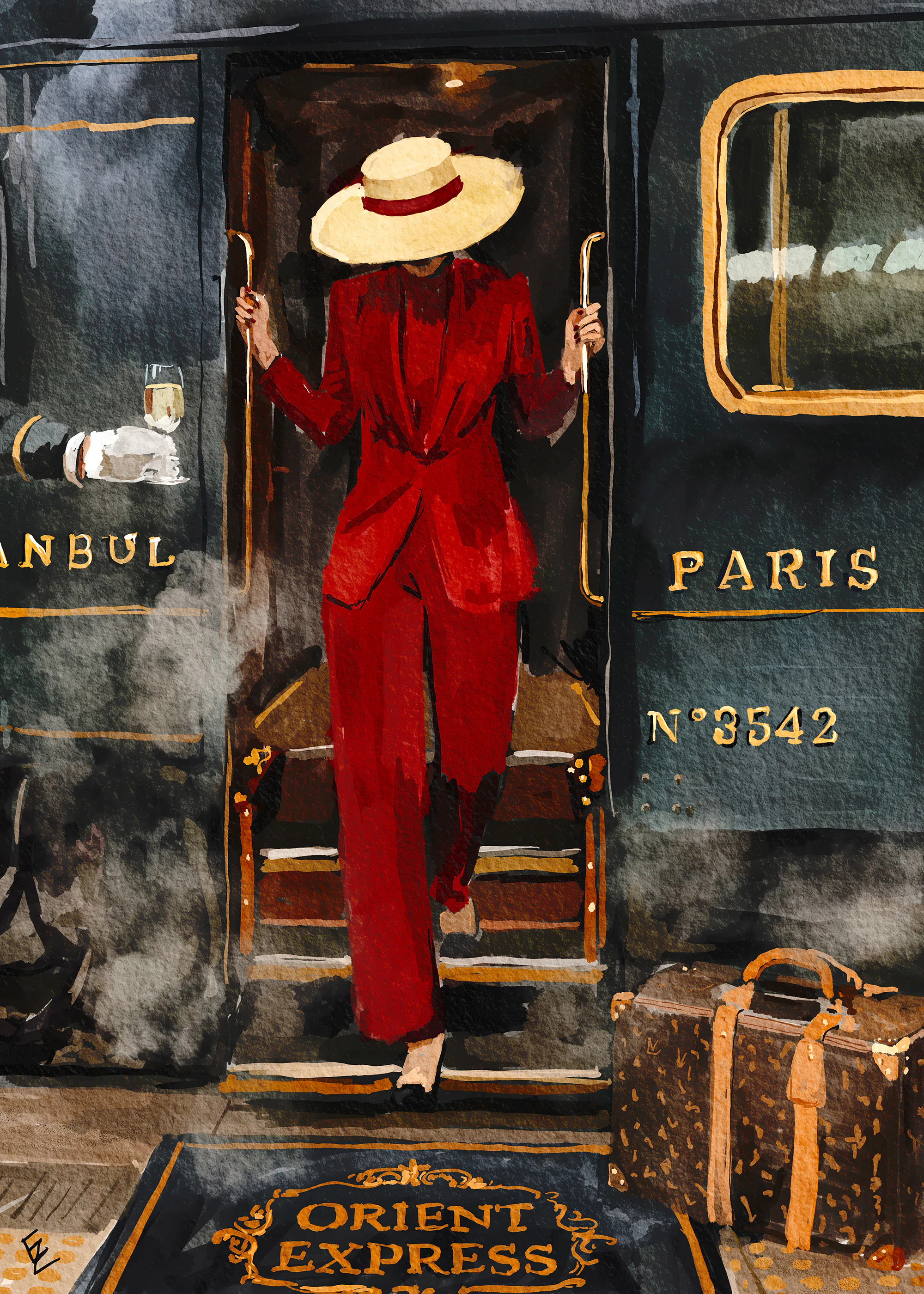 Ekaterina Zagorska - Orient Express Print 0