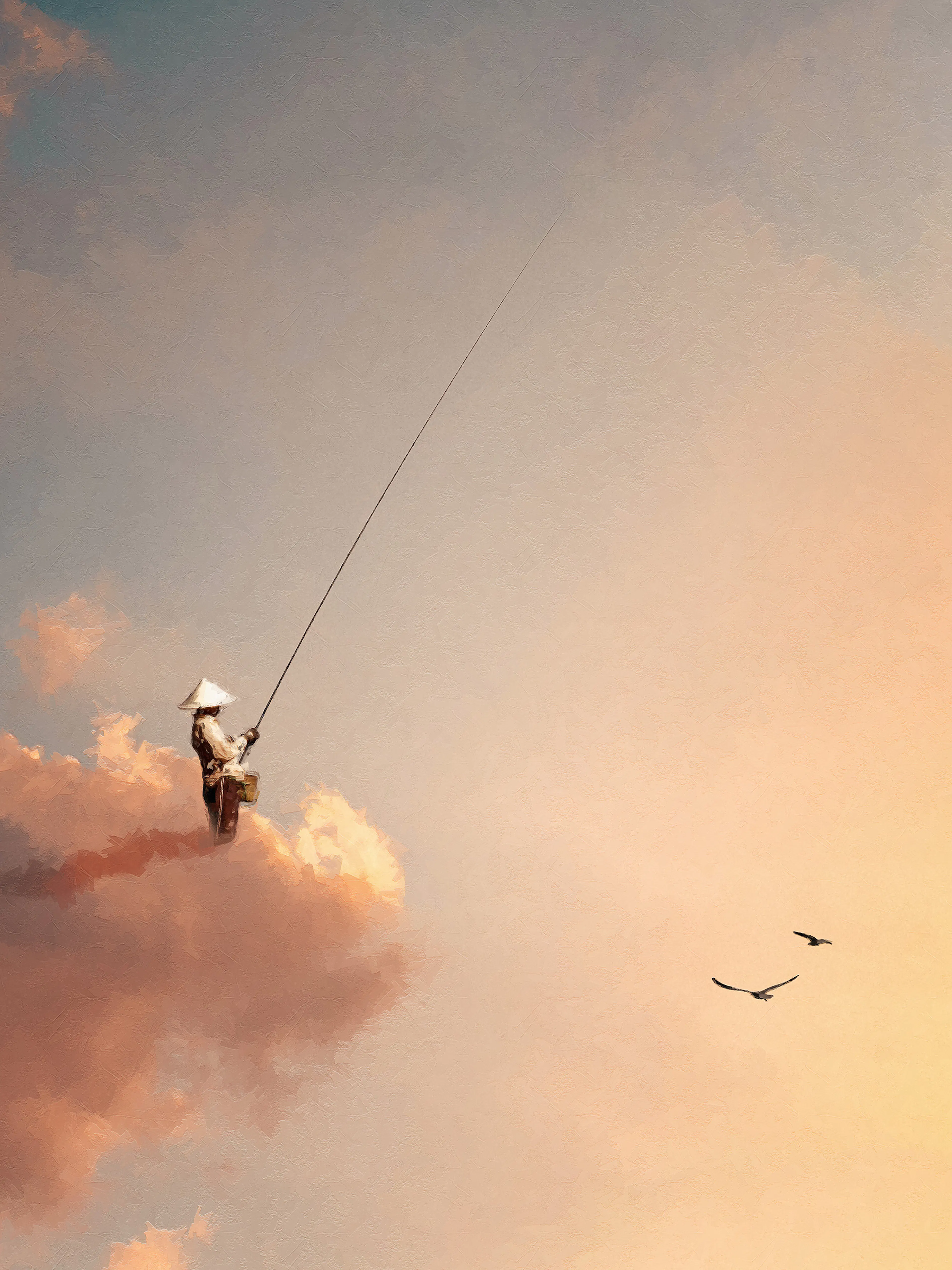 Joel Mellström - A Lone Fisherman II Print 0