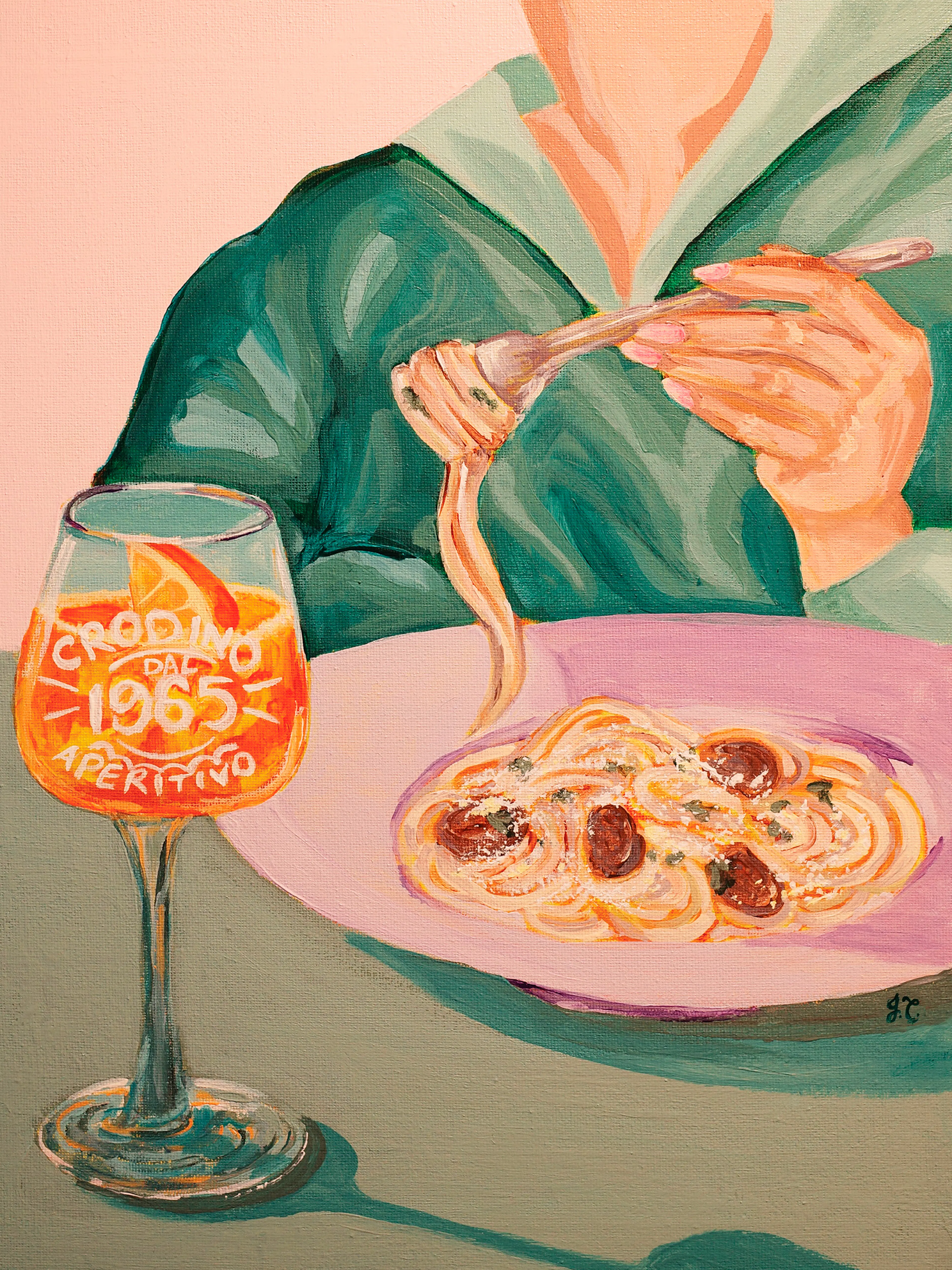 Joeyline Tannous - Pasta and Crodino Poster 0