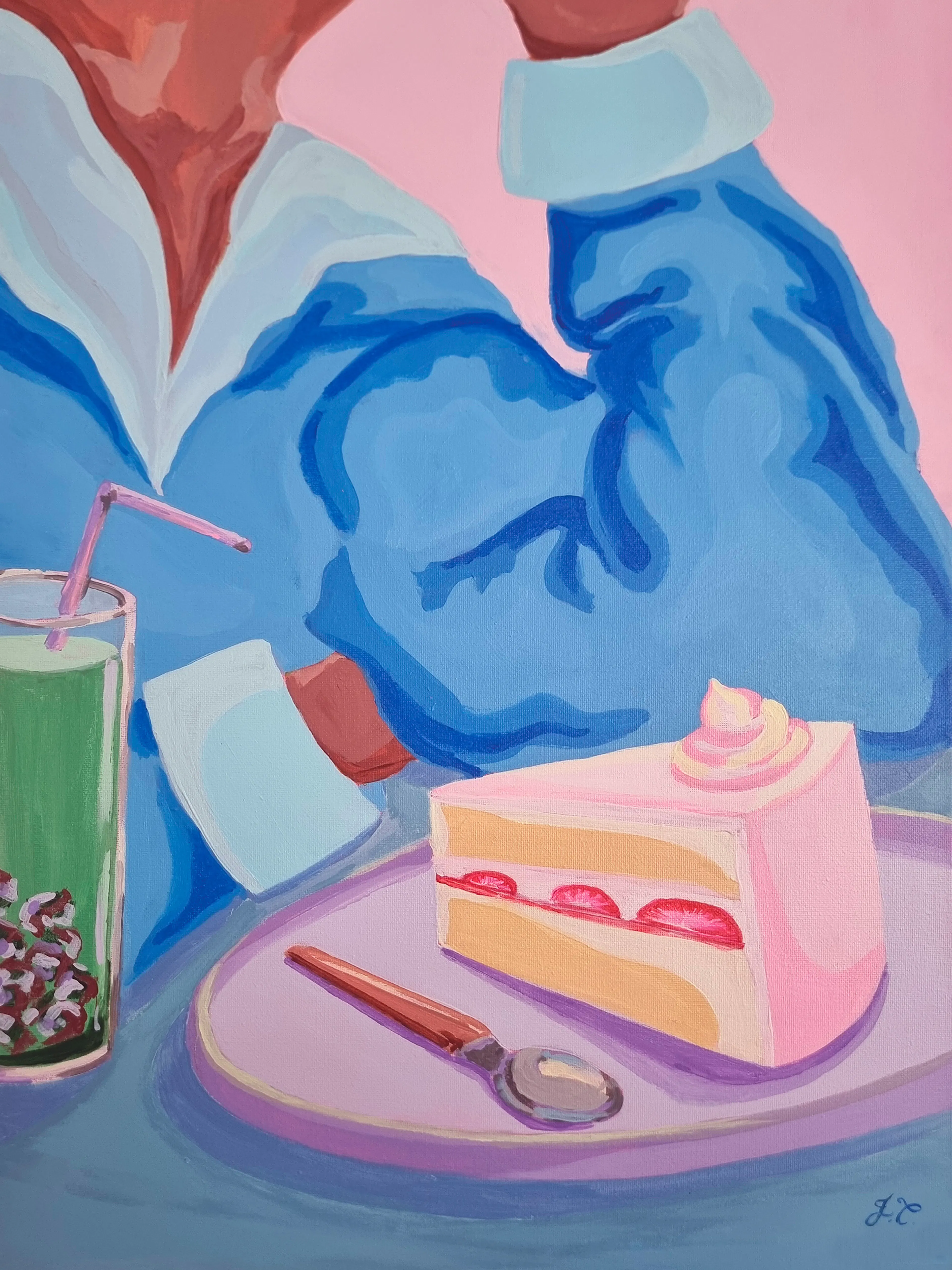 Joeyline Tannous - Strawberry Cake Poster 0