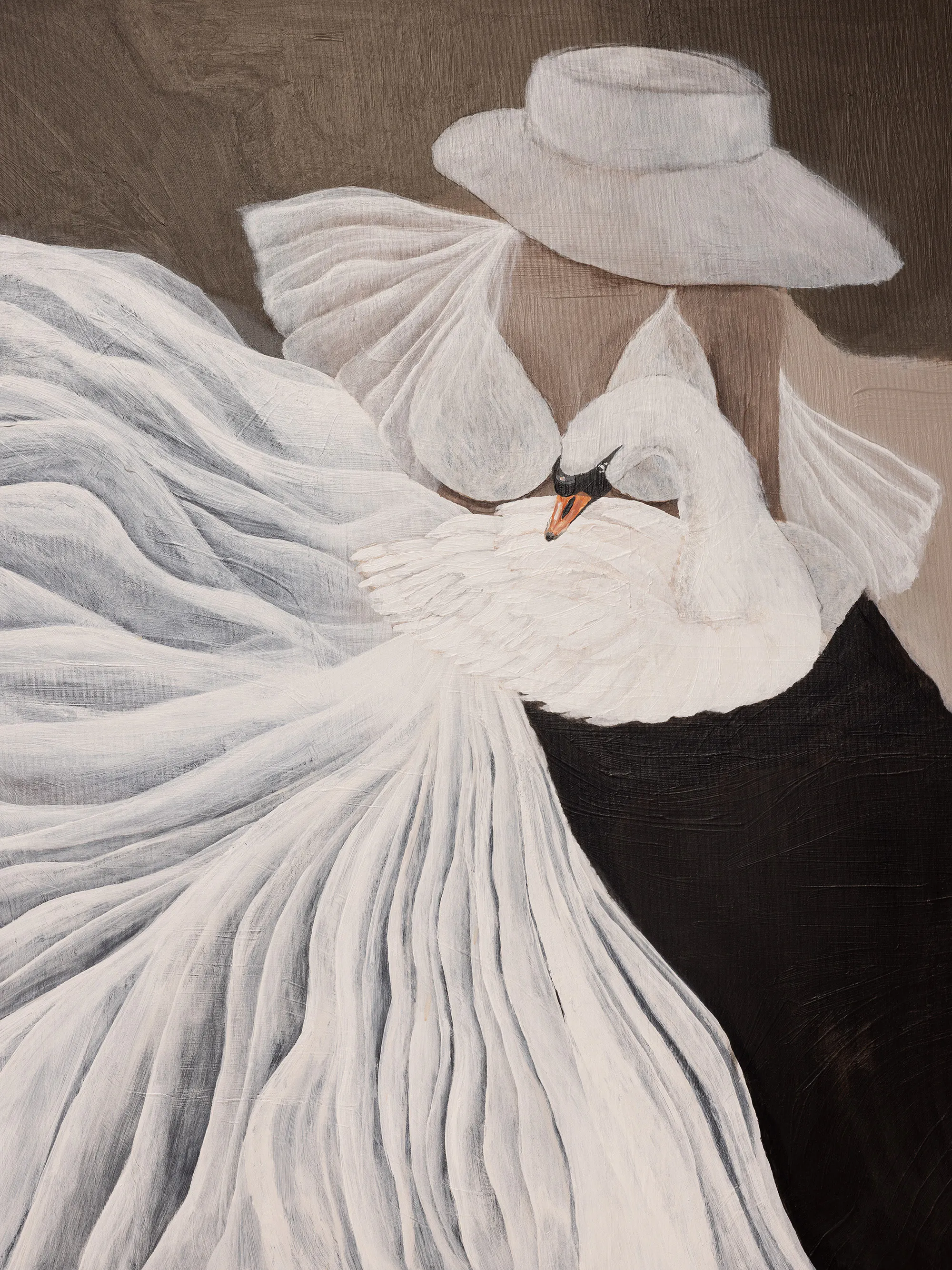 Julia Humbla - Lady and the Swan Print 0