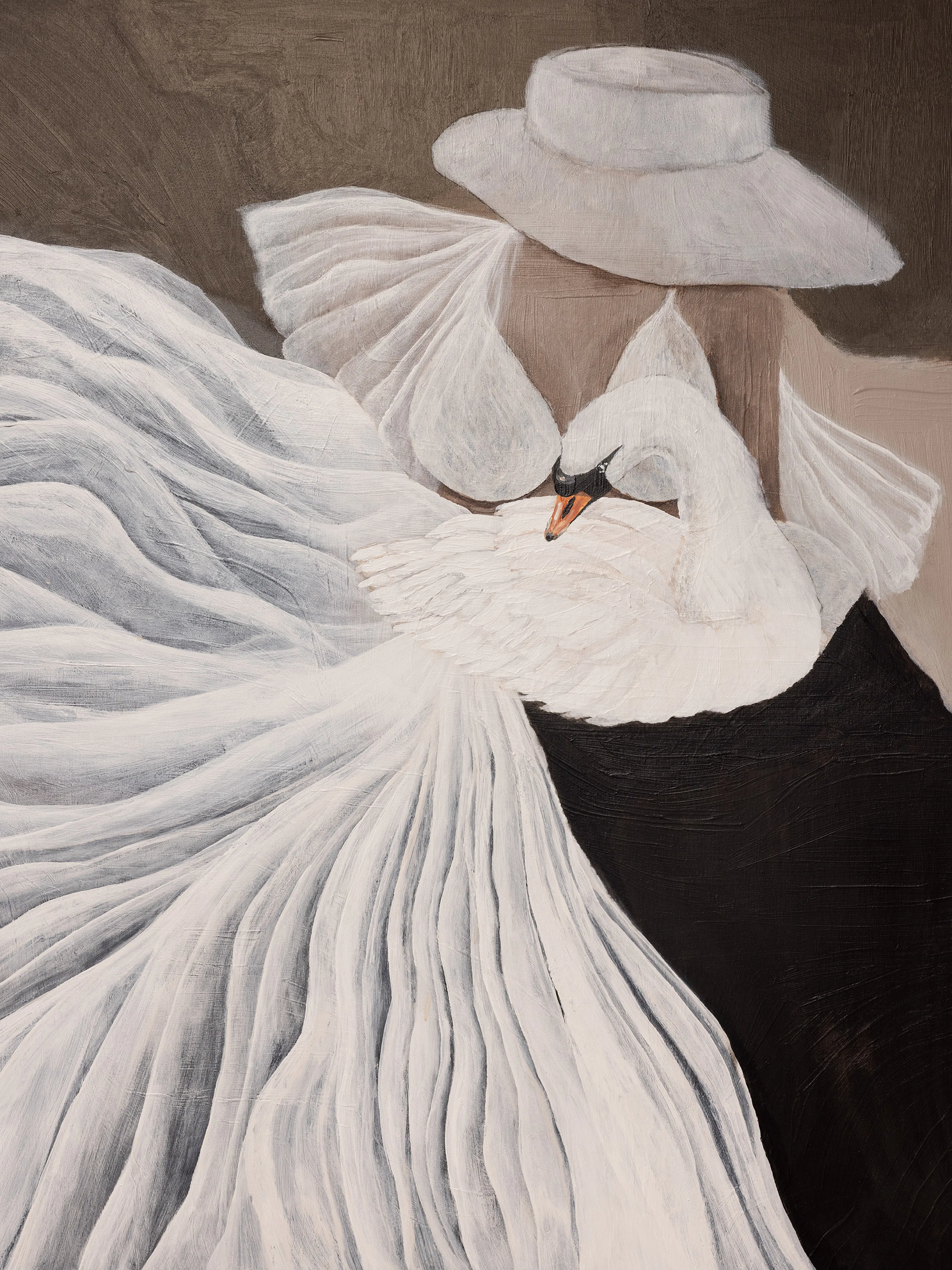 Julia Humbla - Lady and the Swan Print 0