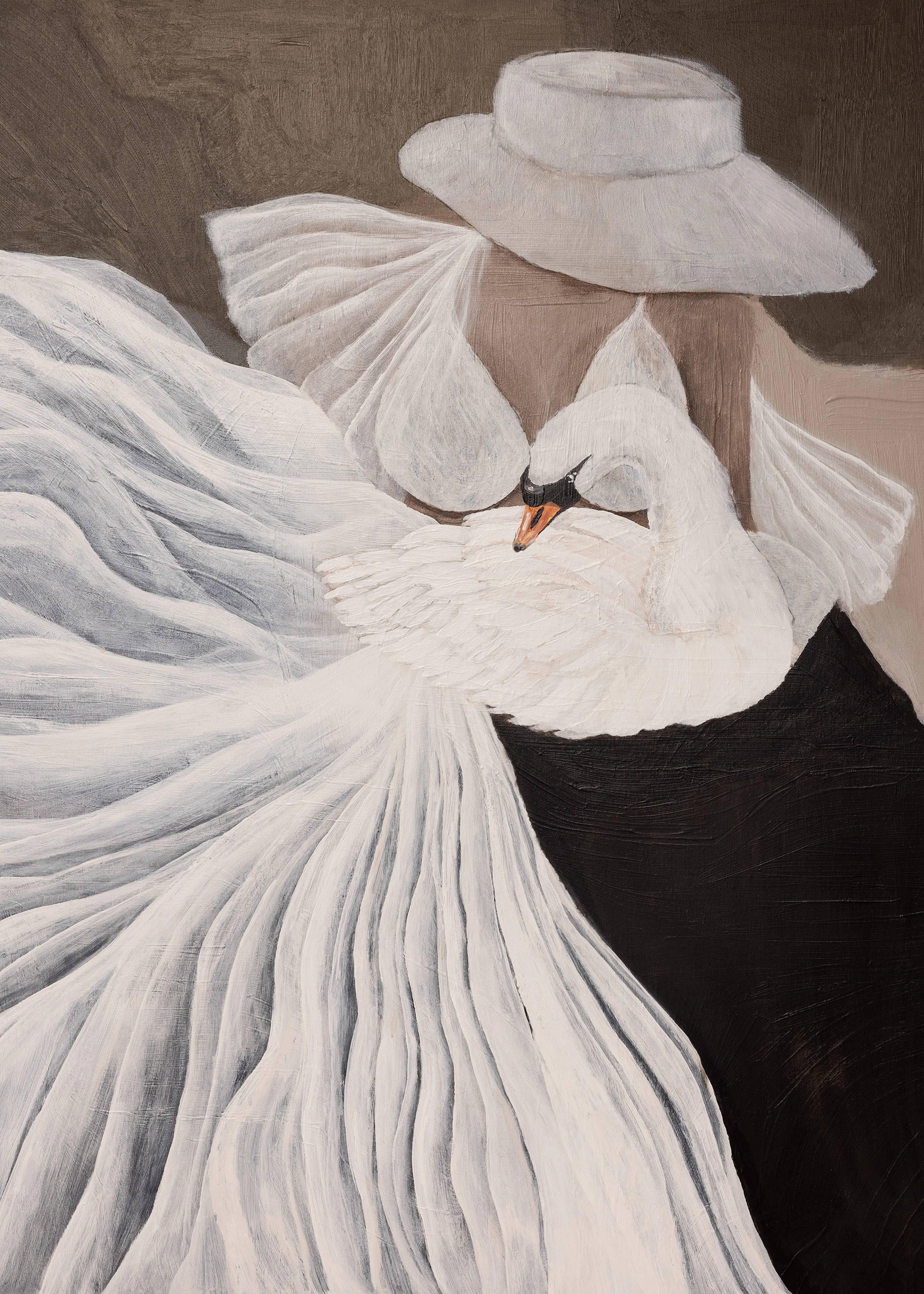Julia Humbla - Lady and the Swan Print 0