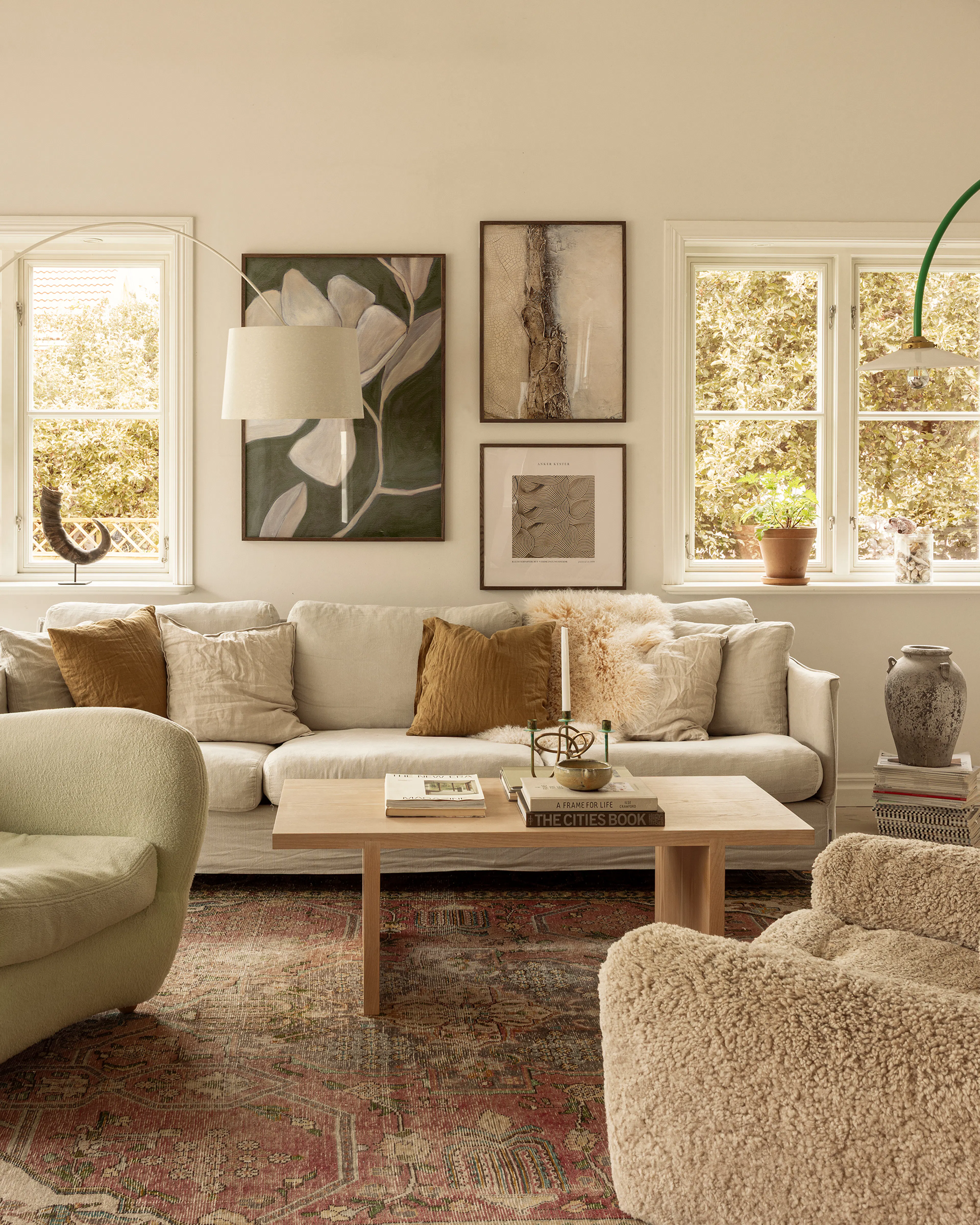 Earth Essence gallery wall