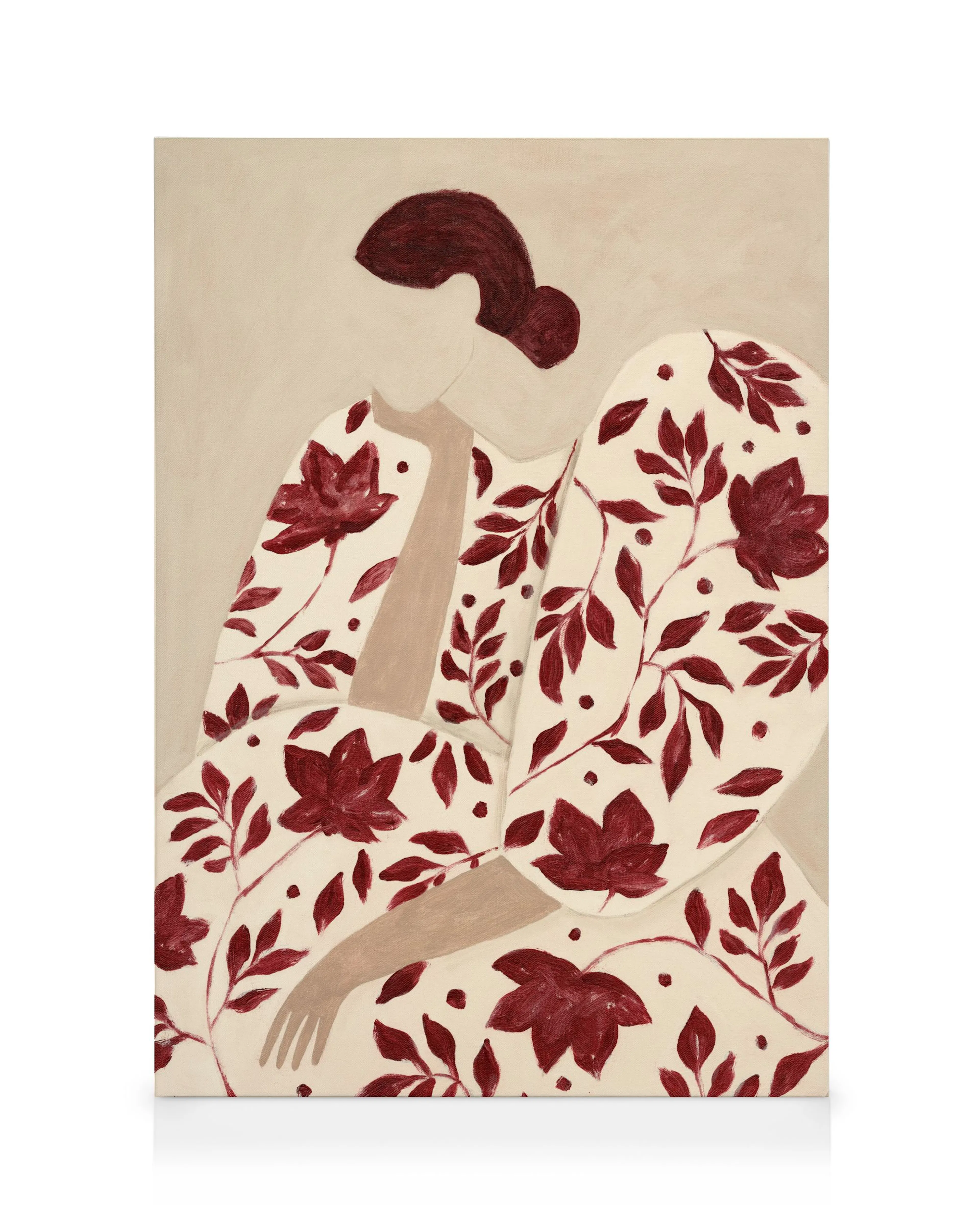 Floral Silhouette Lienzo 0
