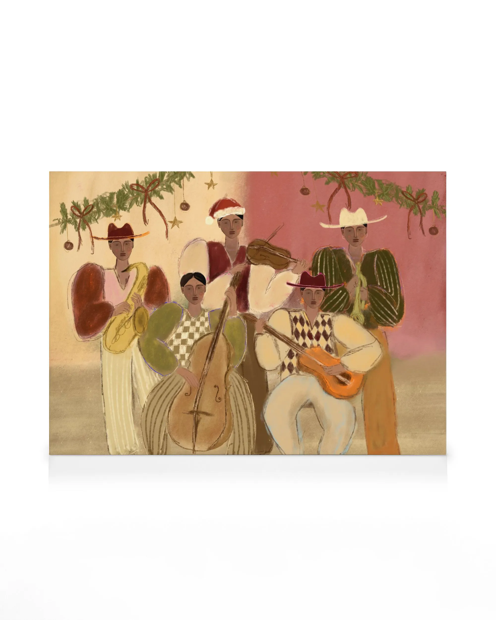Studio Vreeken - The Christmas Band Canvastavla 0