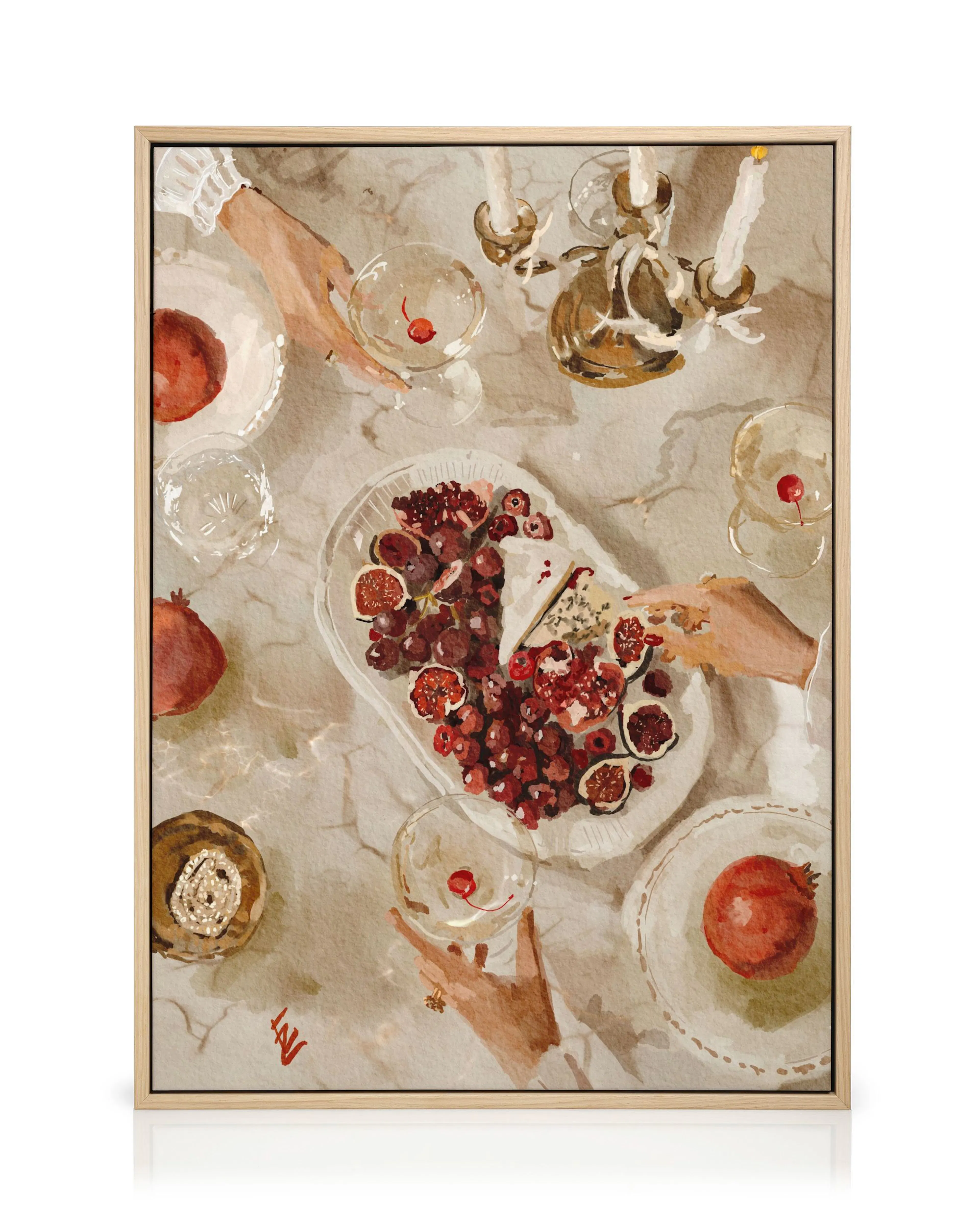Ekaterina Zagorska - The White Table Lienzo 0