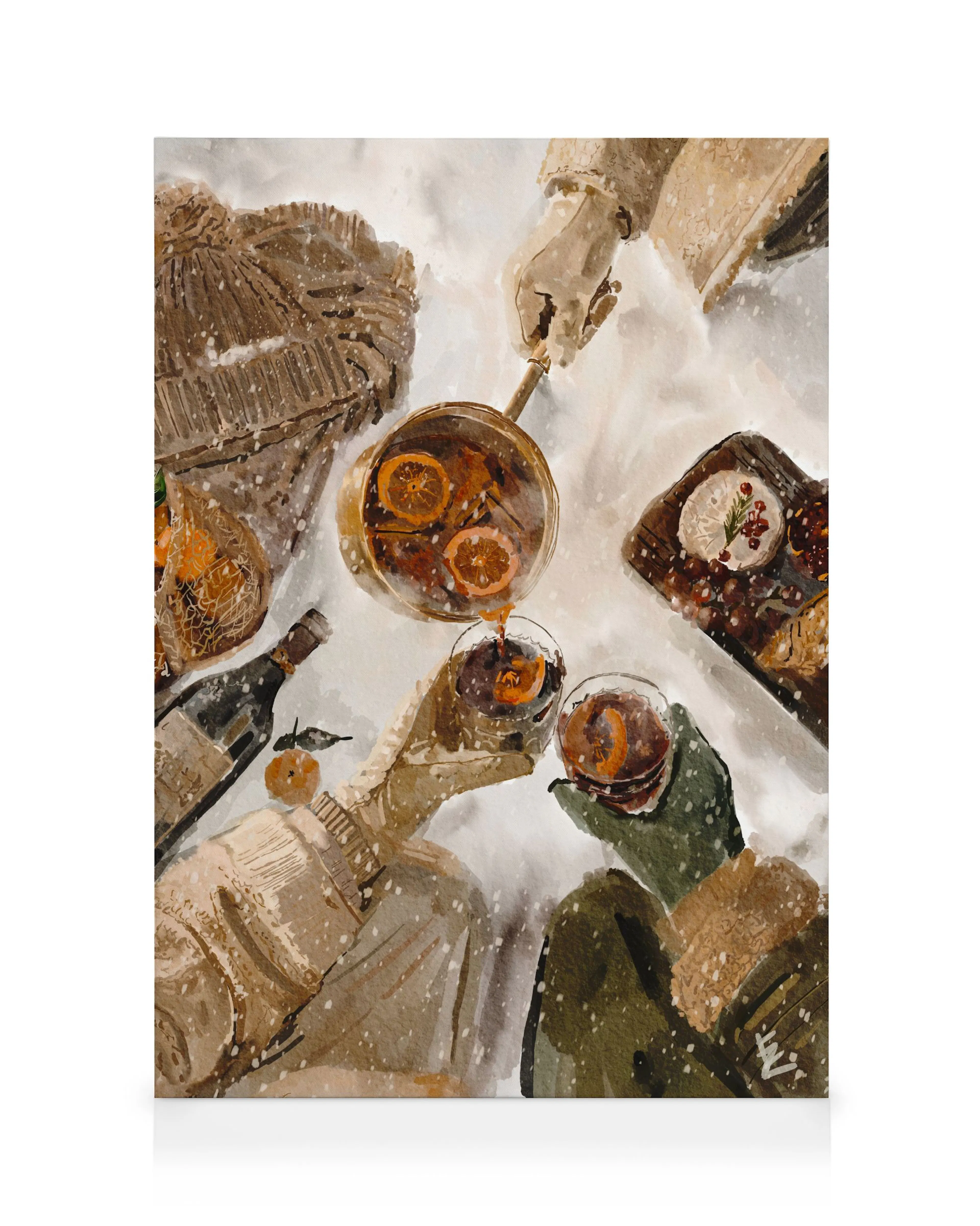 Ekaterina Zagorska - Winter Picnic Lienzo 0