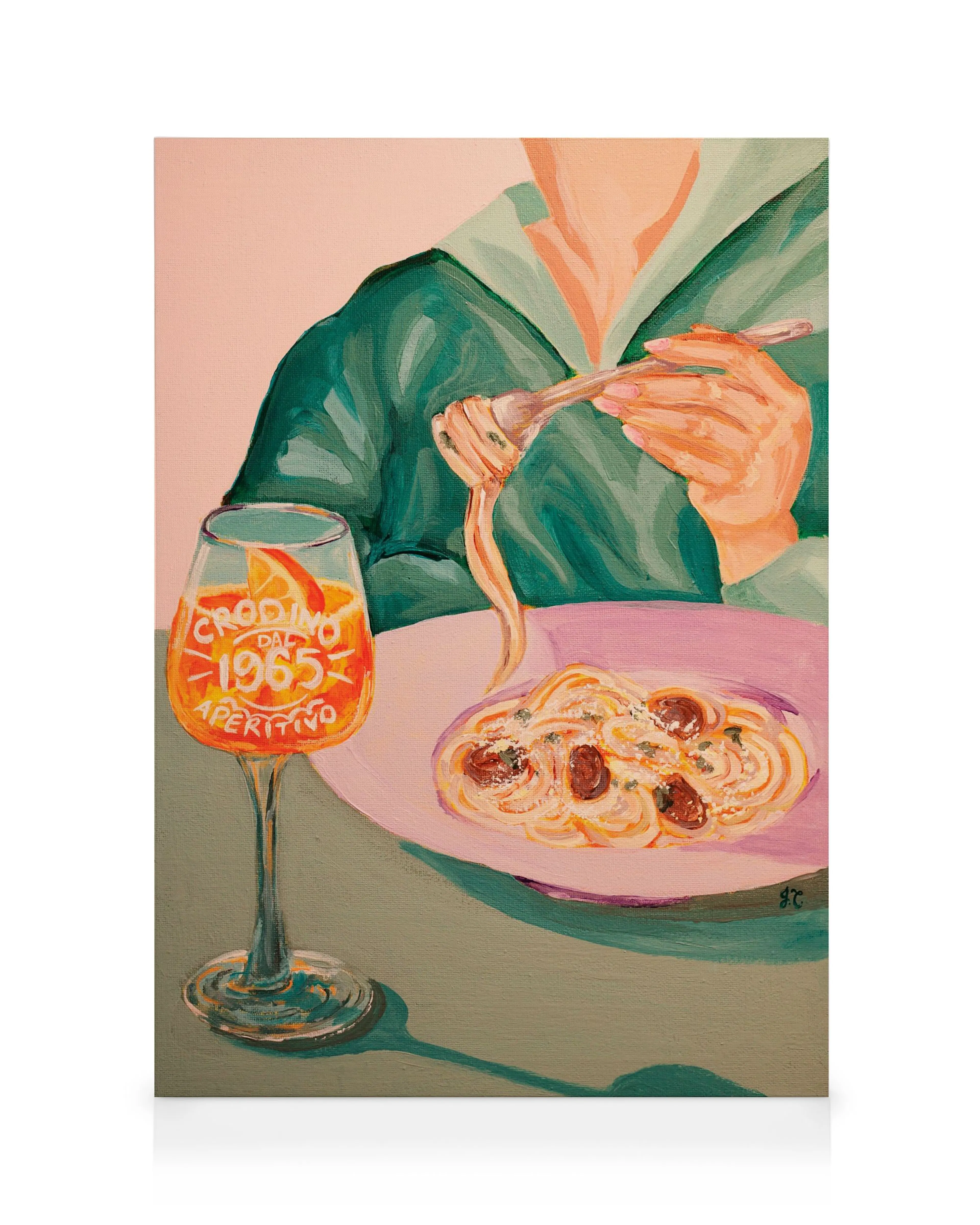 Joeyline Tannous - Pasta and Crodino Toile 0
